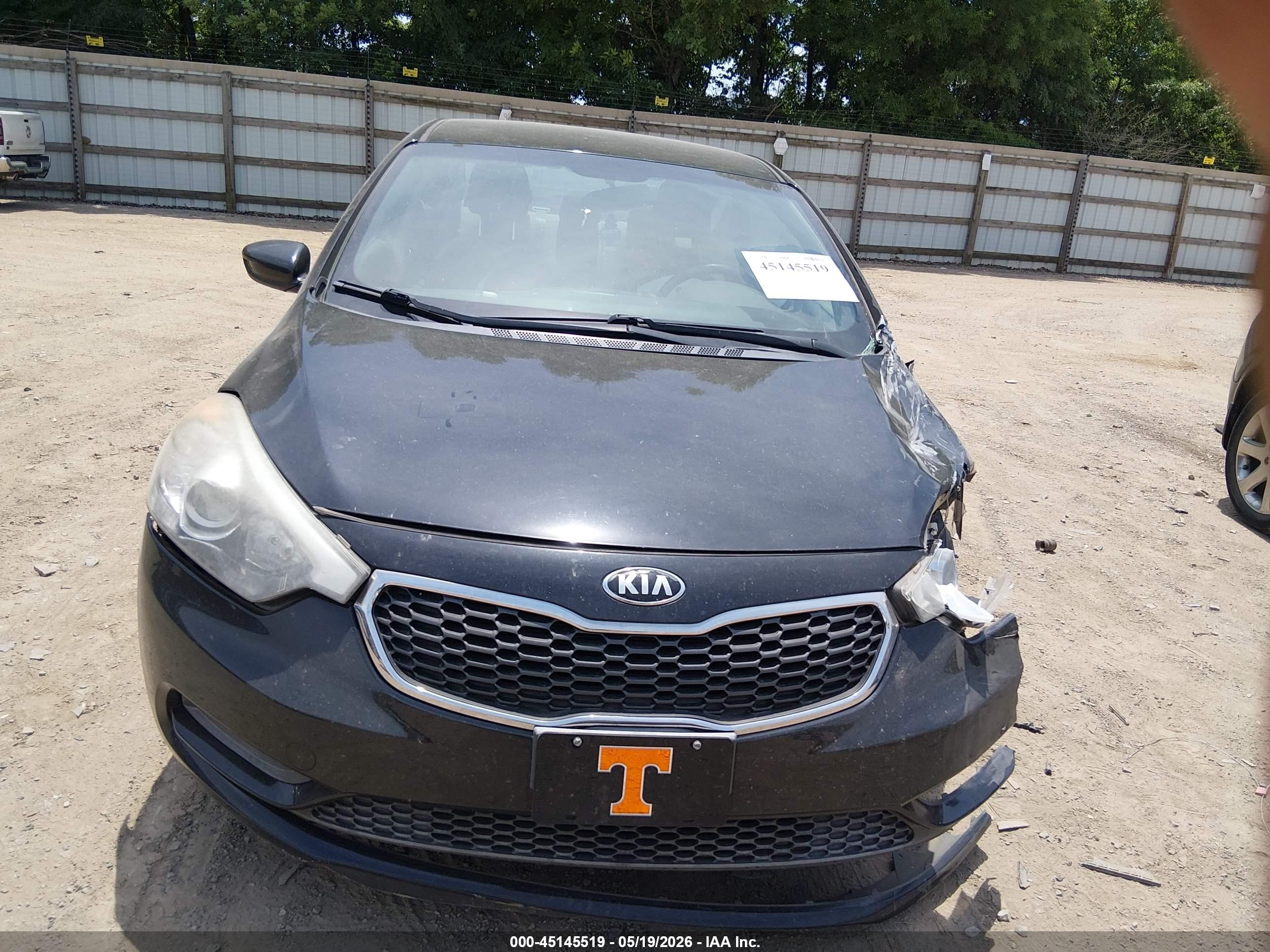 2015 Kia Forte Lx Black vin: KNAFK4A6XF5437026