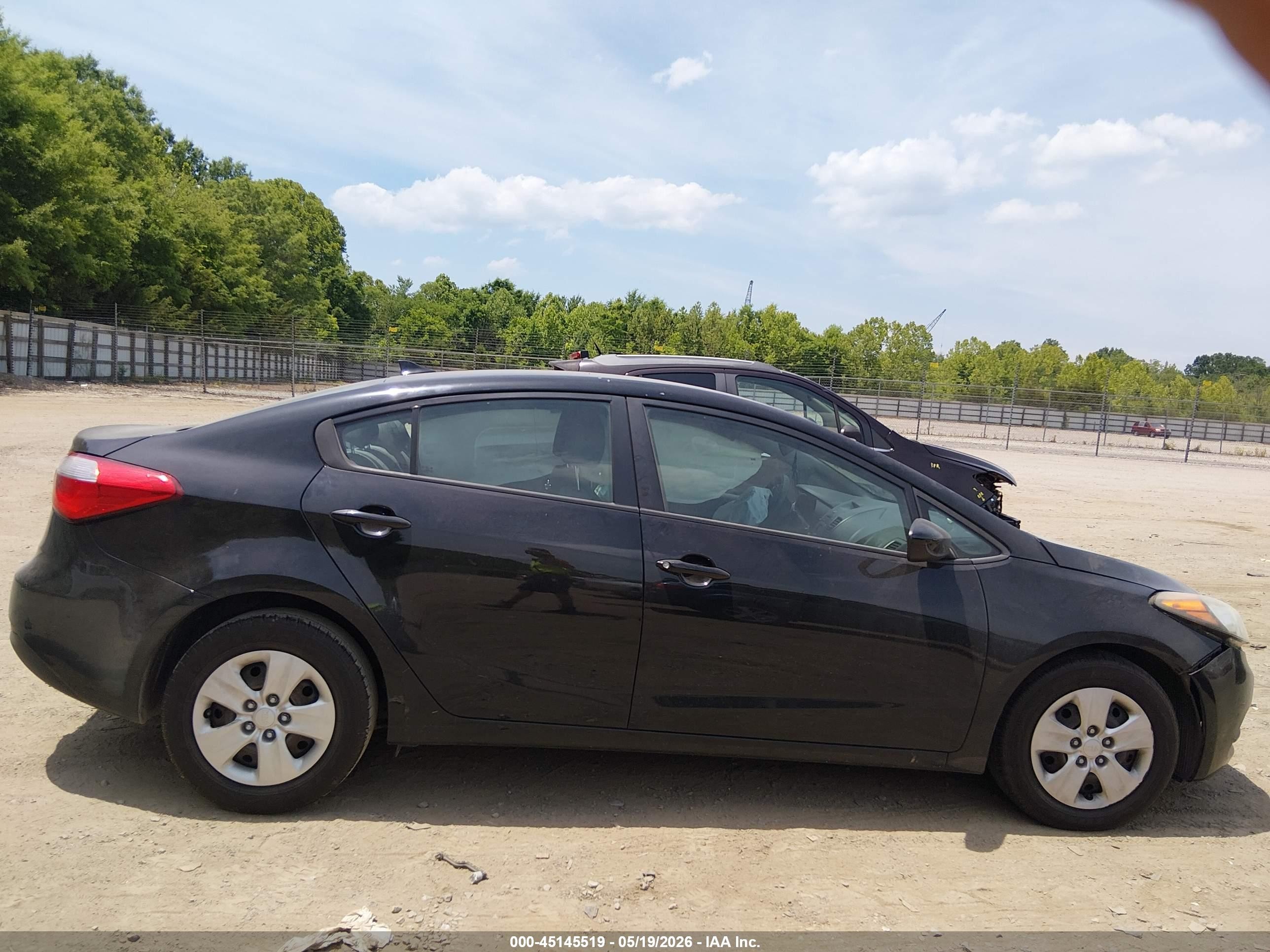2015 Kia Forte Lx Black vin: KNAFK4A6XF5437026