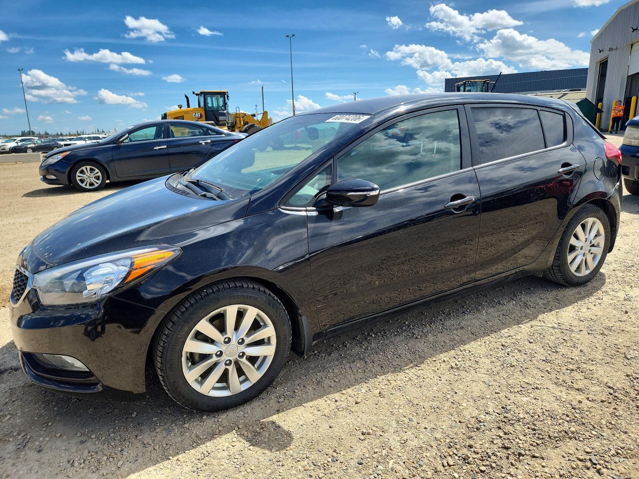 2015 Kia Forte Lx Black vin: KNAFK5A8XF5365557