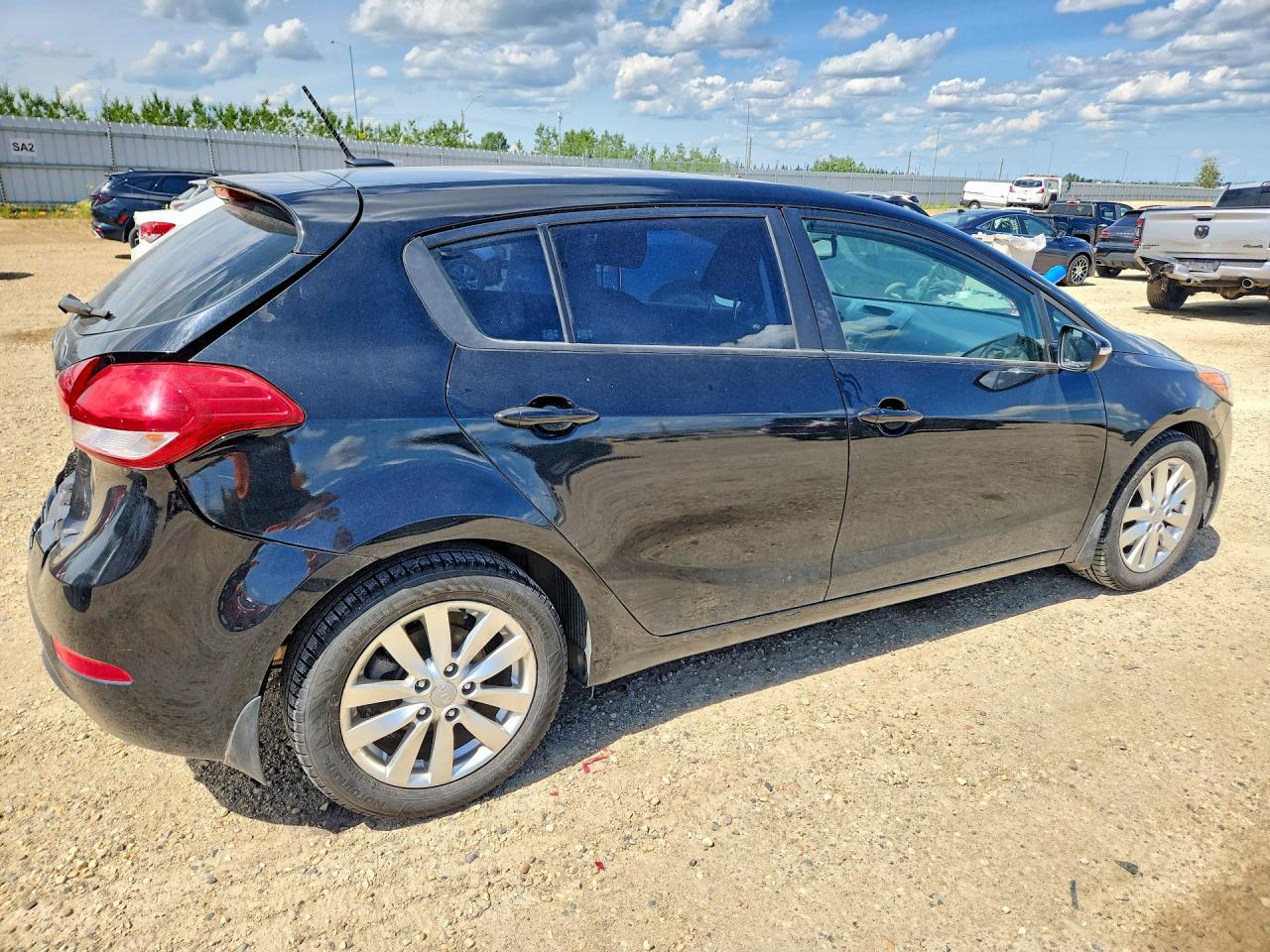 2015 Kia Forte Lx Черный vin: KNAFK5A8XF5365557
