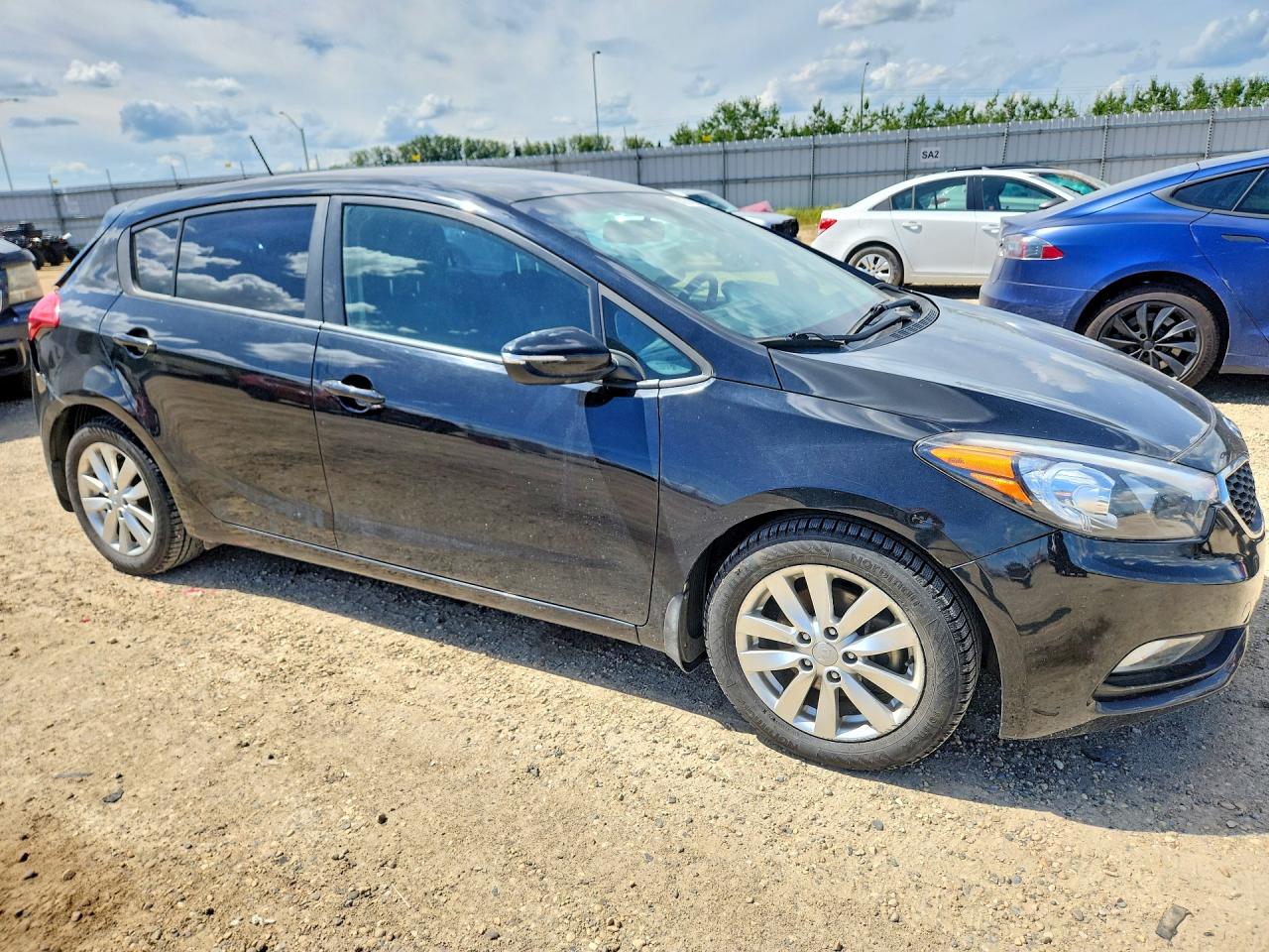 2015 Kia Forte Lx Черный vin: KNAFK5A8XF5365557