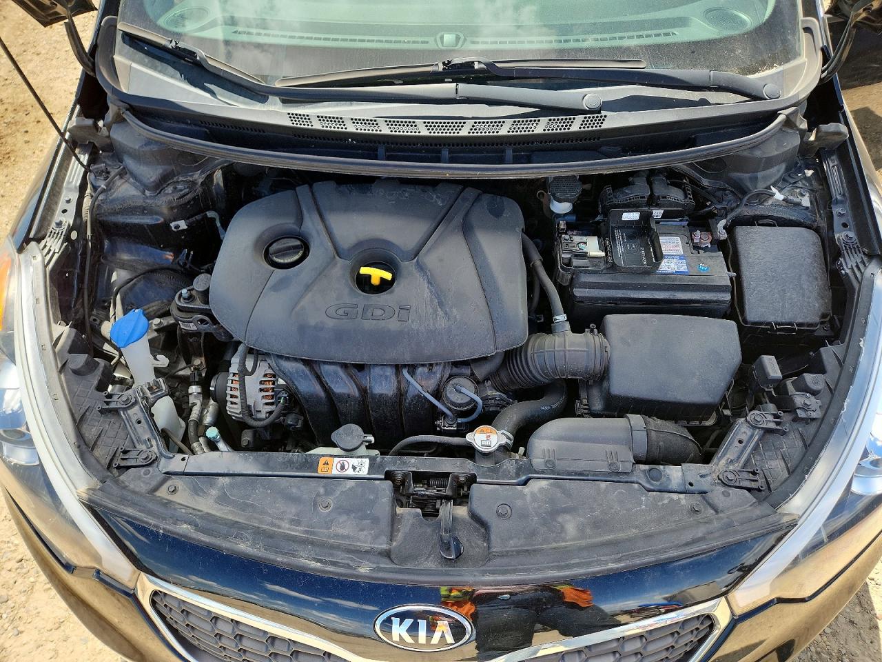 2015 Kia Forte Lx Черный vin: KNAFK5A8XF5365557