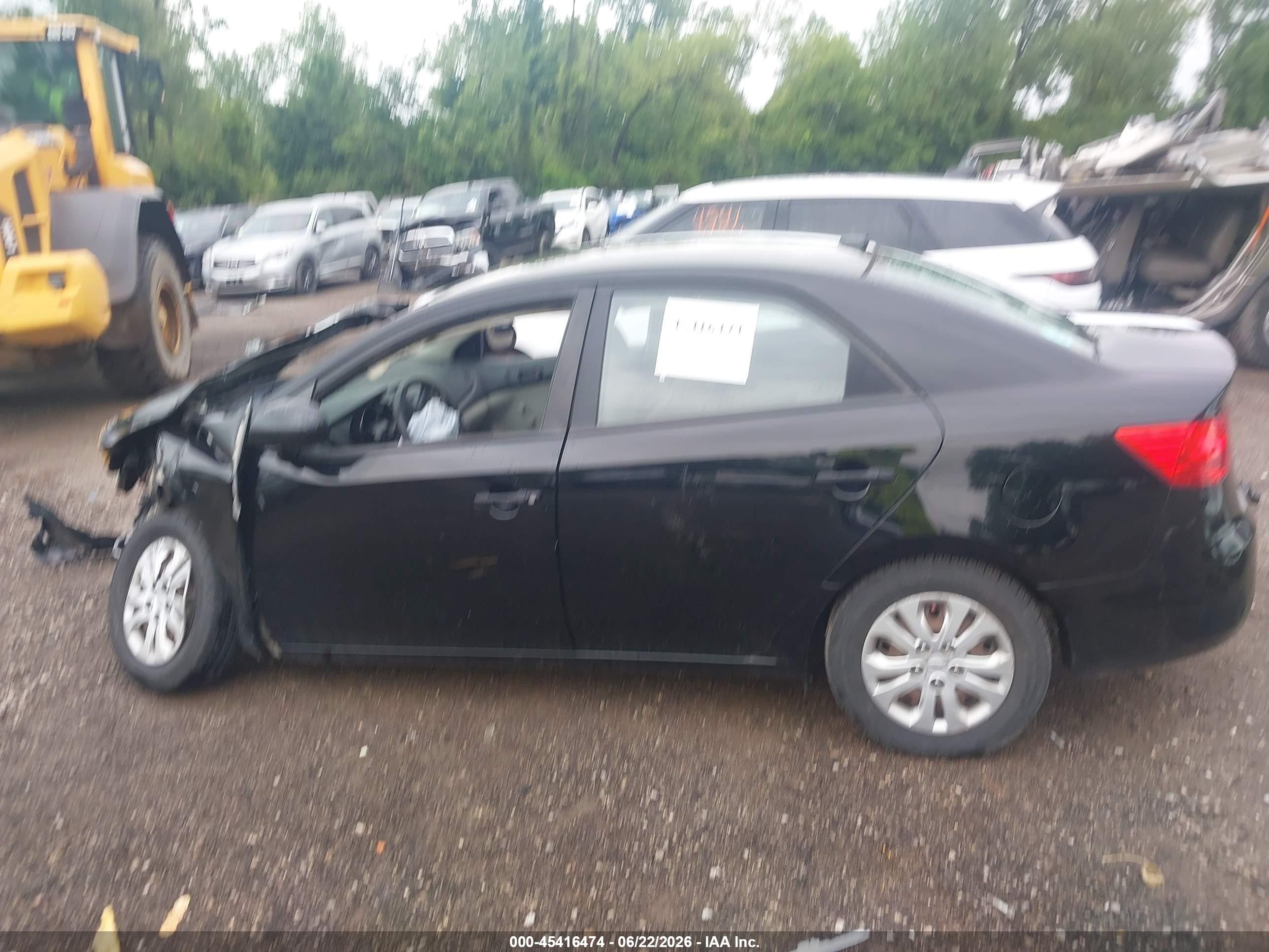 2010 Kia Forte Lx Black vin: KNAFT4A20A5170045