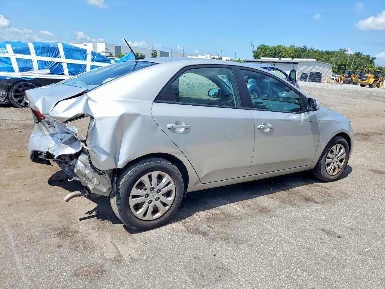 2012 Kia Forte Lx Серебряный vin: KNAFT4A20C5636544
