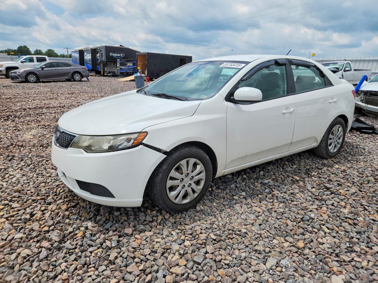 2013 Kia Forte Lx Белый vin: KNAFT4A20D5690654