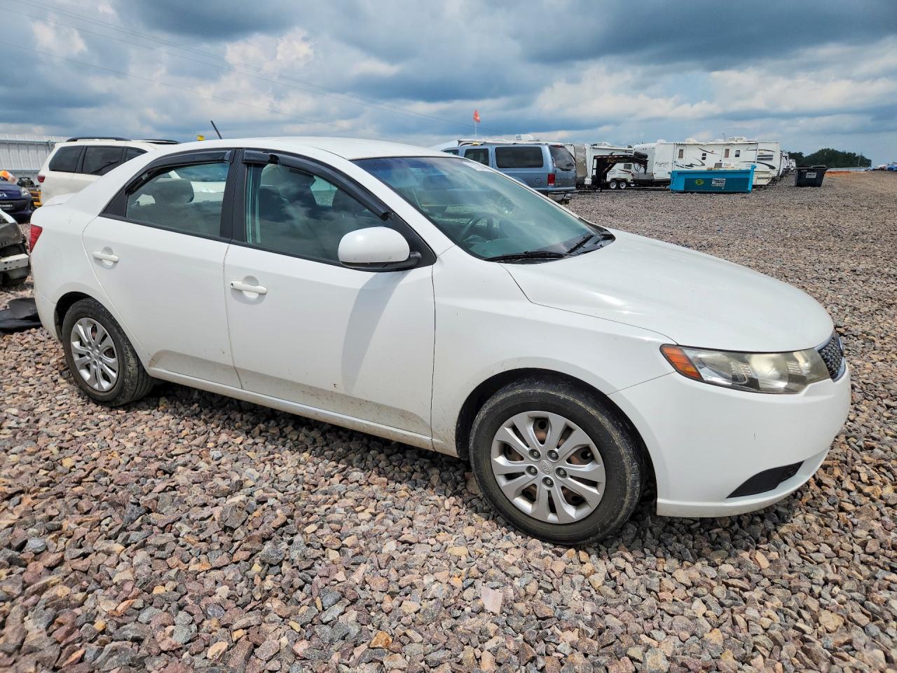 2013 Kia Forte Lx Белый vin: KNAFT4A20D5690654