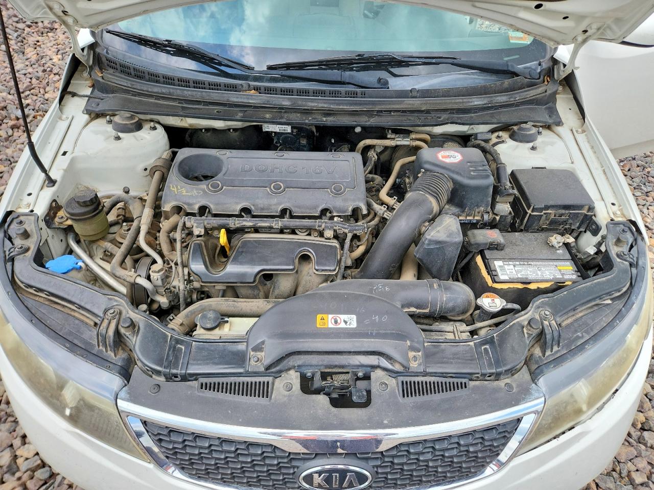 2013 Kia Forte Lx Белый vin: KNAFT4A20D5690654