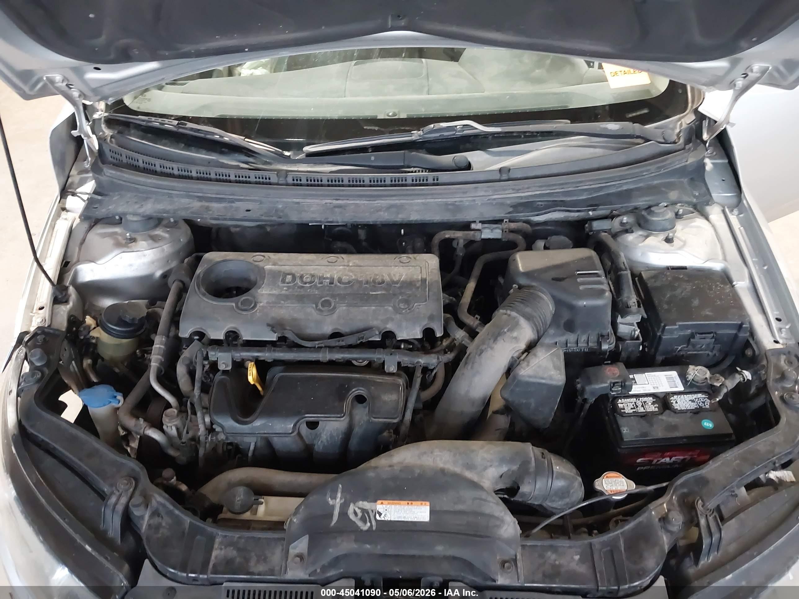 2012 Kia Forte Lx Silver vin: KNAFT4A21C5620885