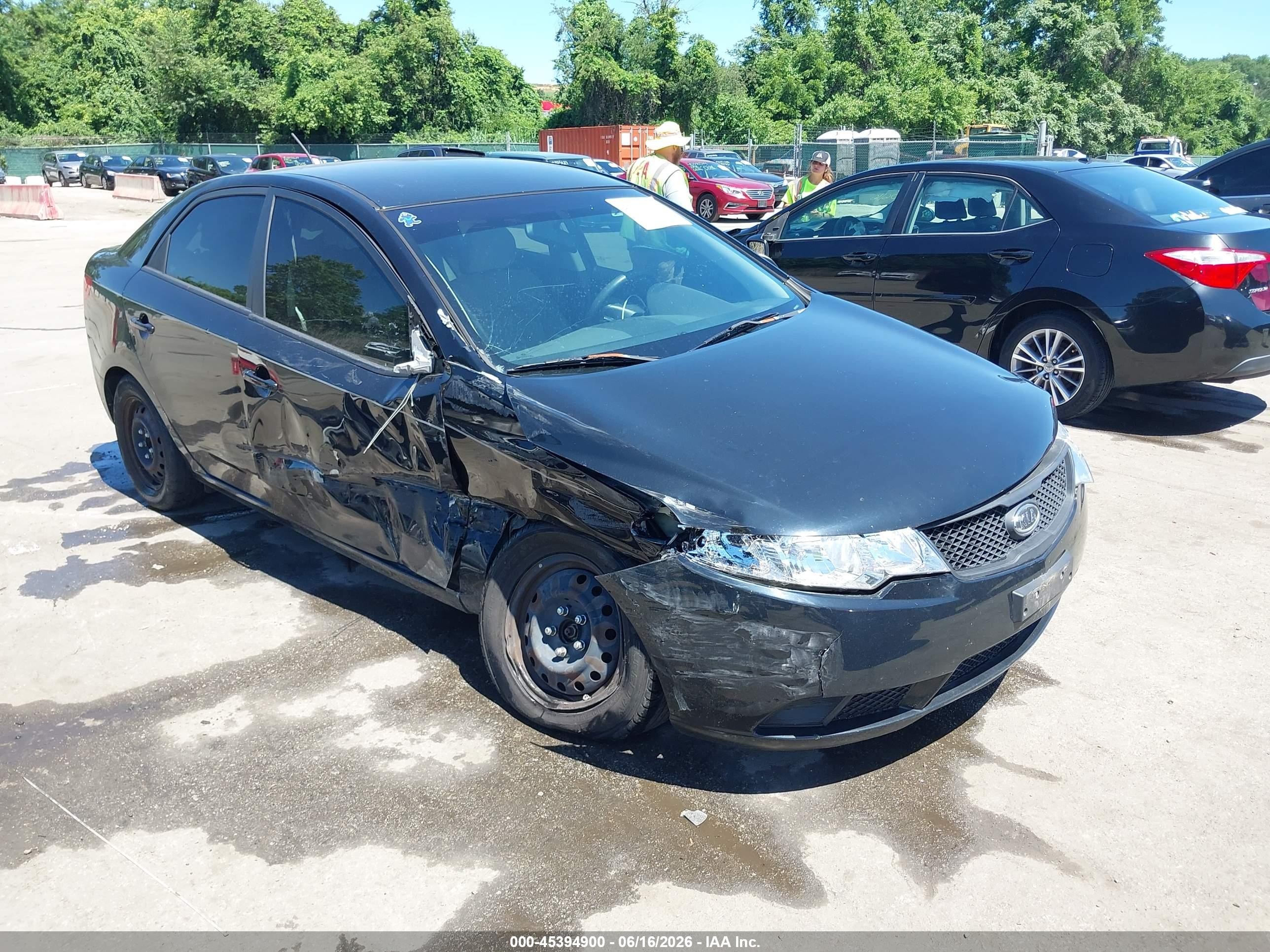 2010 Kia Forte Lx Black vin: KNAFT4A23A5212885