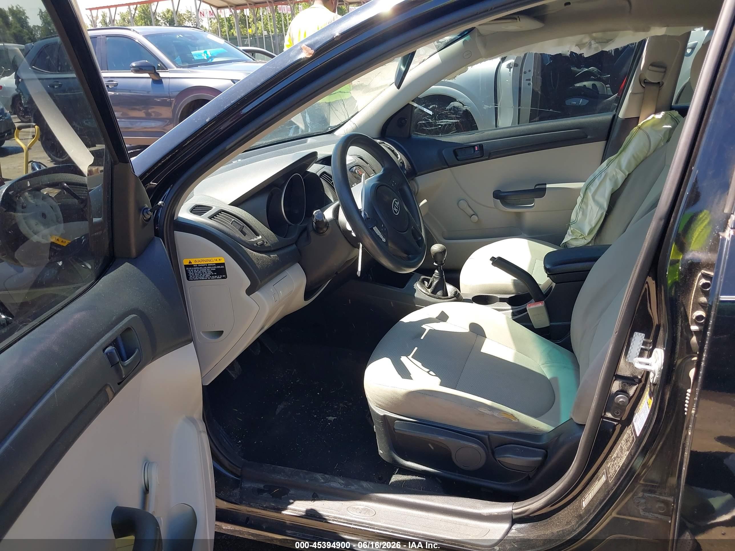 2010 Kia Forte Lx Black vin: KNAFT4A23A5212885