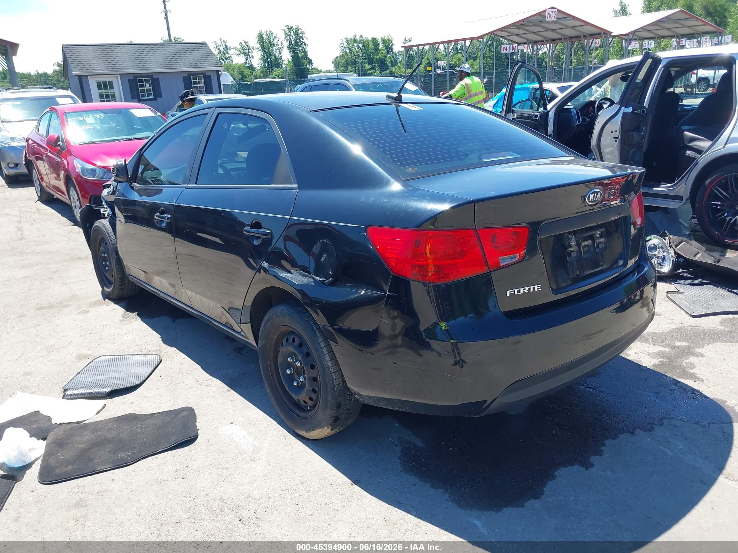 2010 Kia Forte Lx Black vin: KNAFT4A23A5212885