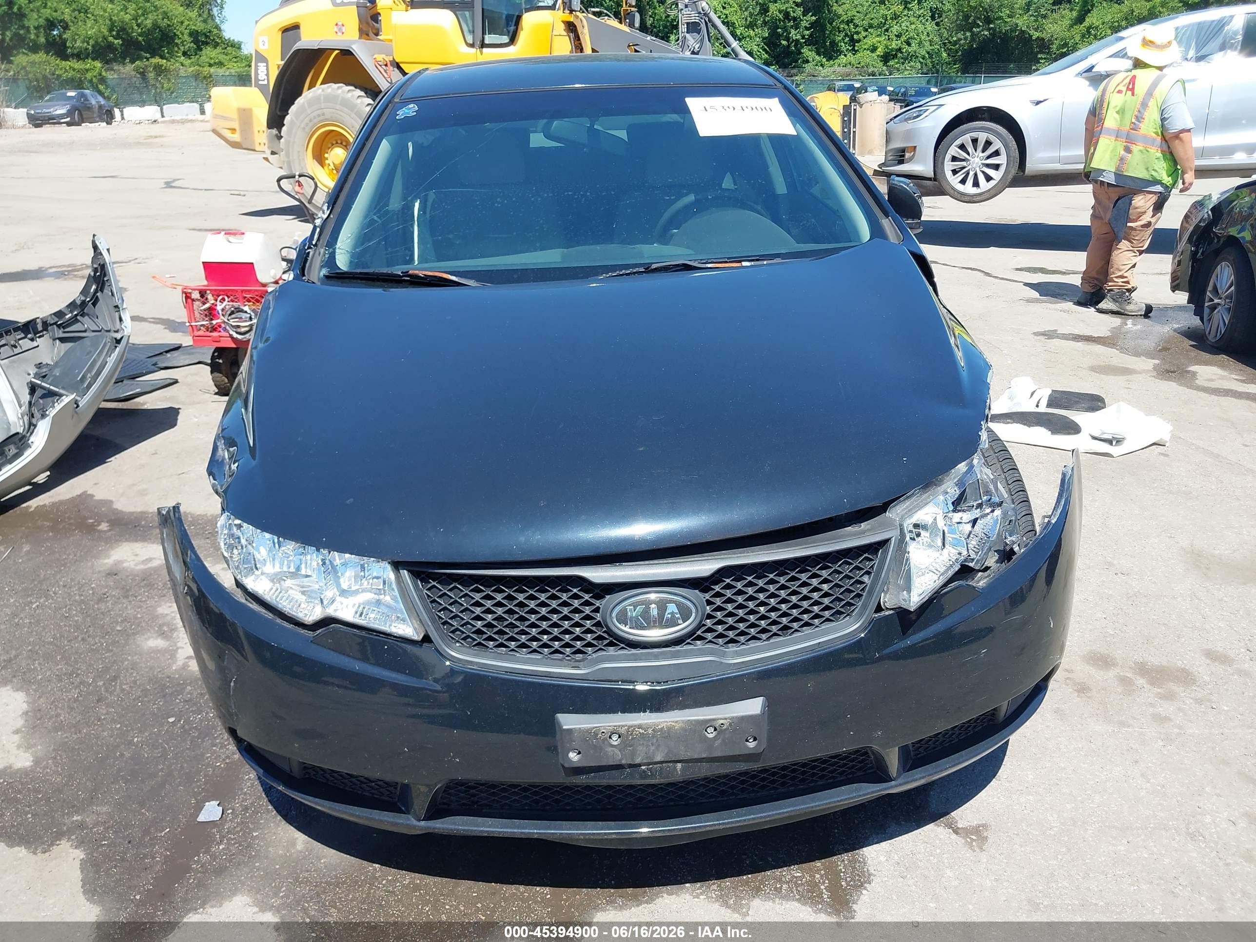 2010 Kia Forte Lx Black vin: KNAFT4A23A5212885