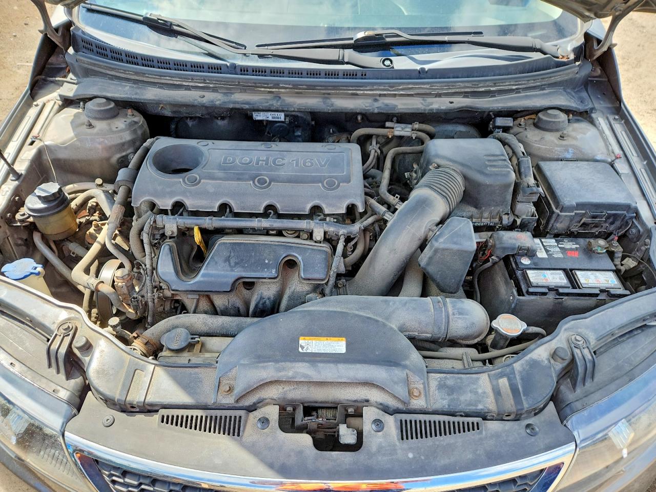 2011 Kia Forte Lx Gray vin: KNAFT4A23B5320117