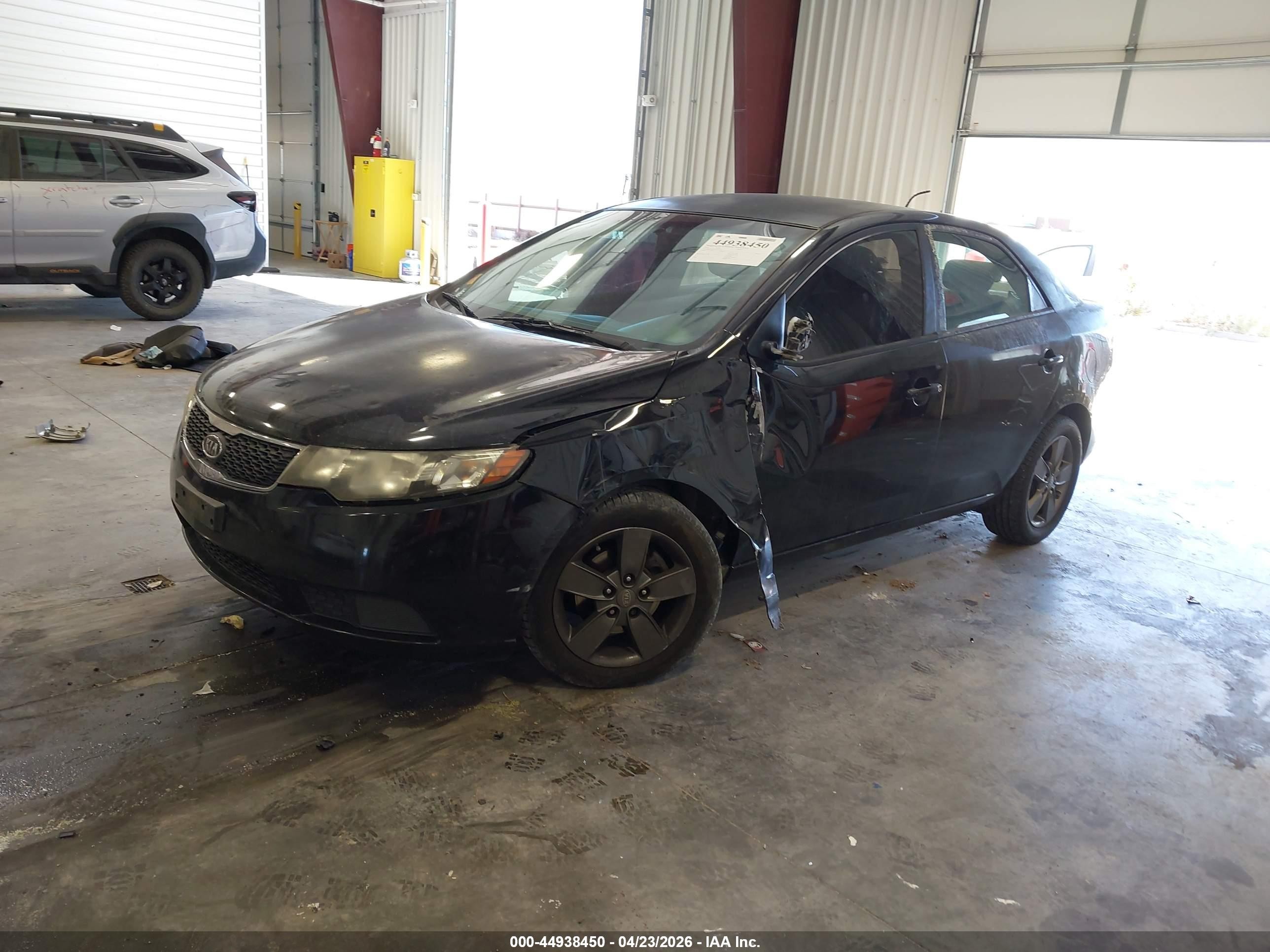 2012 Kia Forte Lx Black vin: KNAFT4A23C5579756