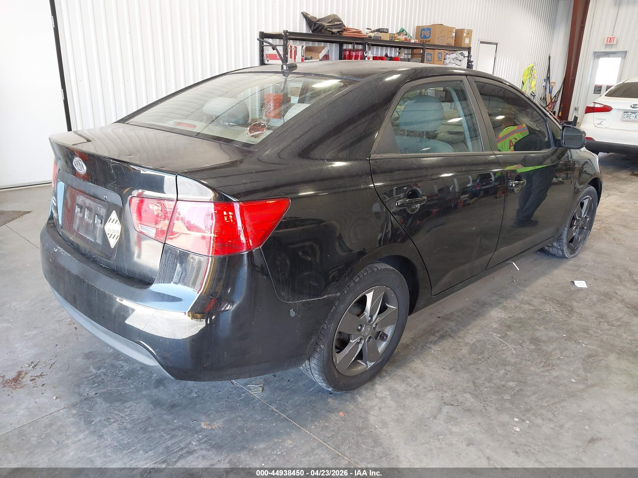 2012 Kia Forte Lx Black vin: KNAFT4A23C5579756