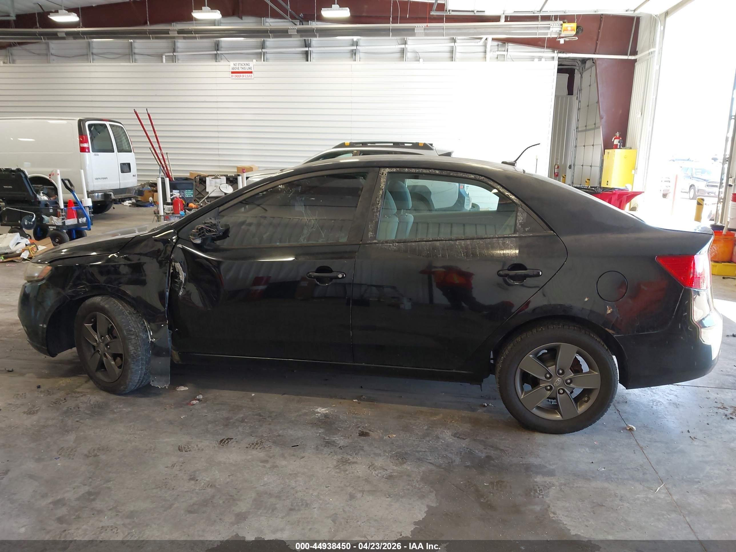 2012 Kia Forte Lx Black vin: KNAFT4A23C5579756