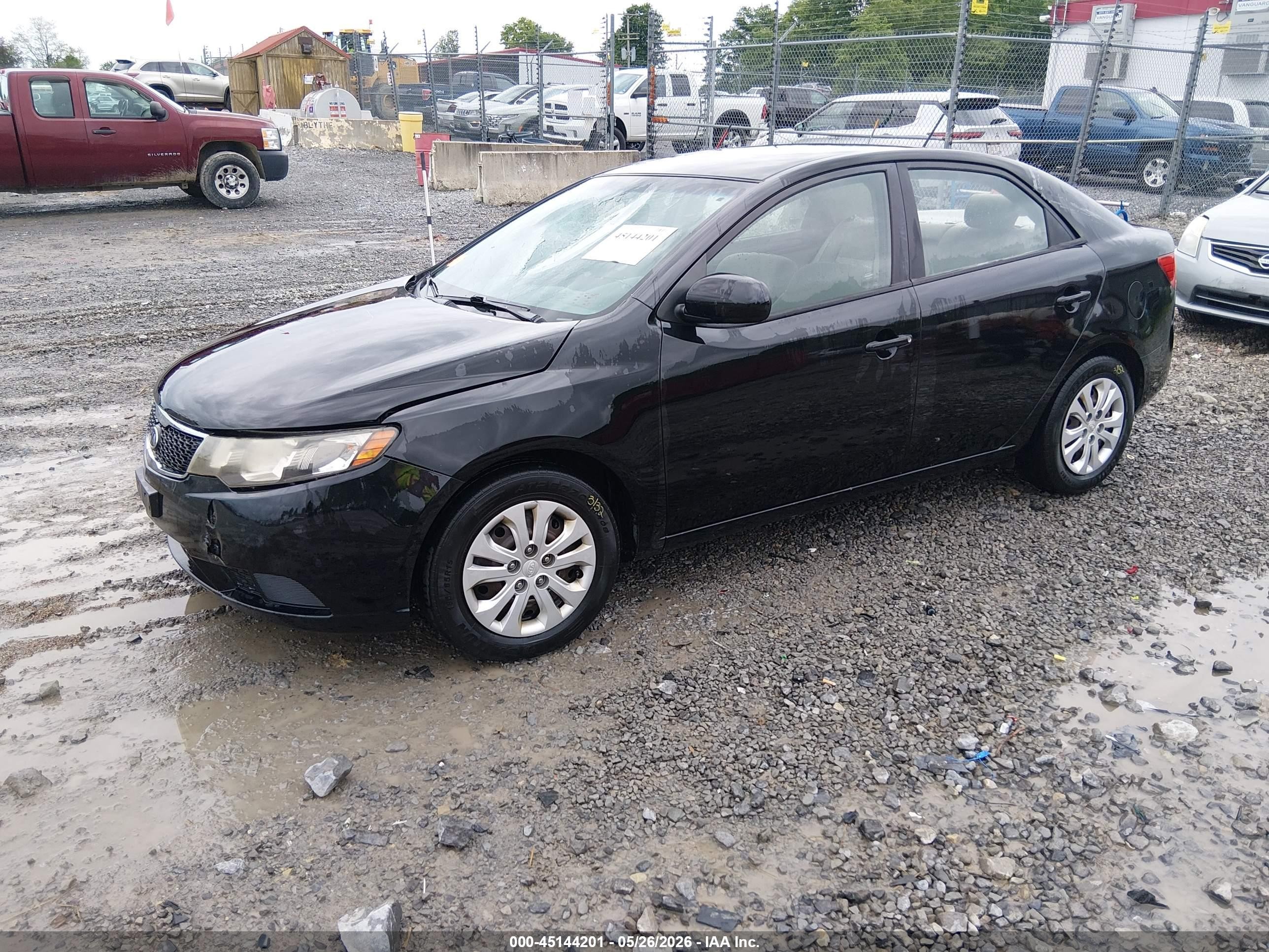 2013 Kia Forte Lx Black vin: KNAFT4A23D5680801