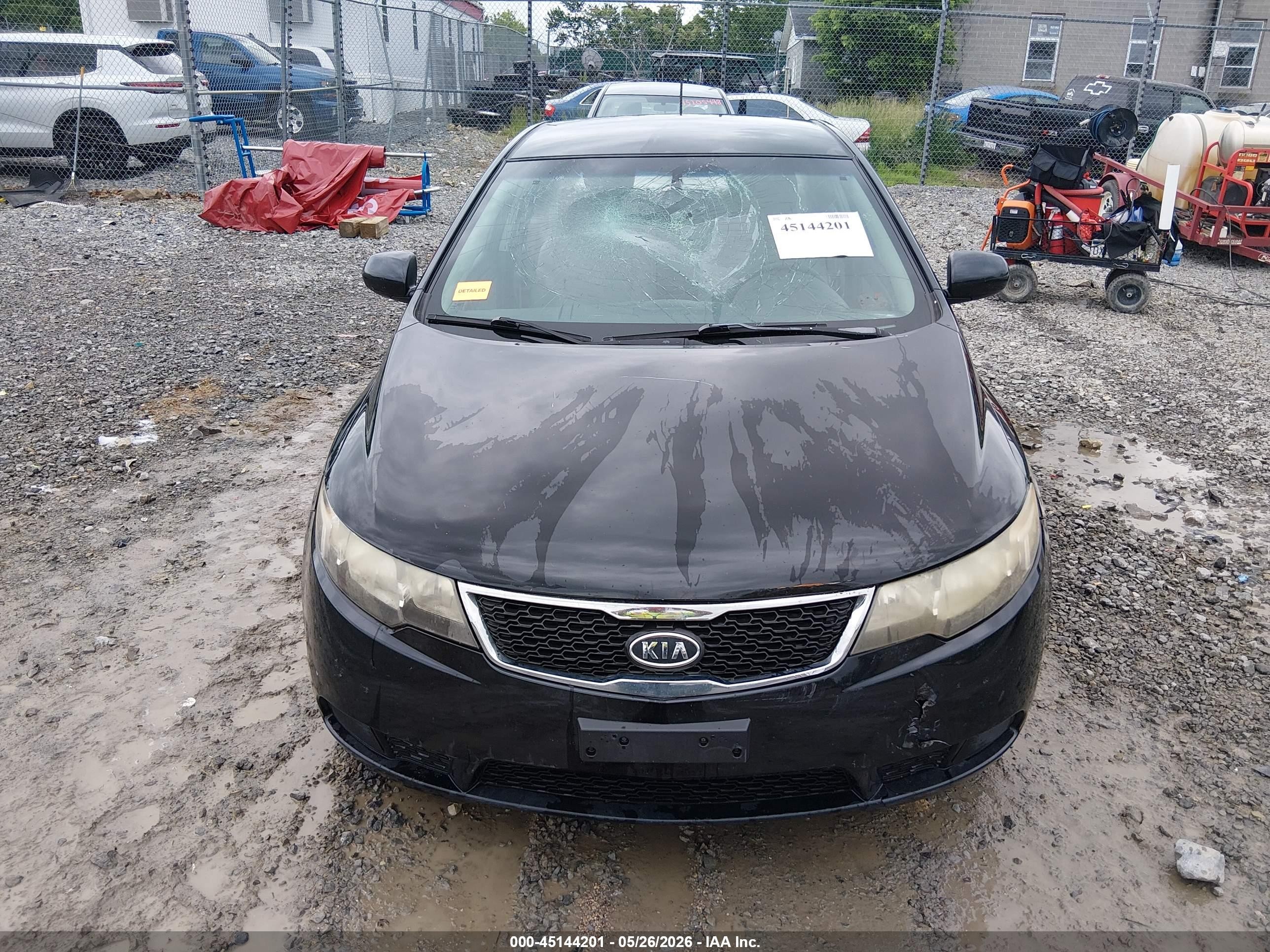 2013 Kia Forte Lx Black vin: KNAFT4A23D5680801