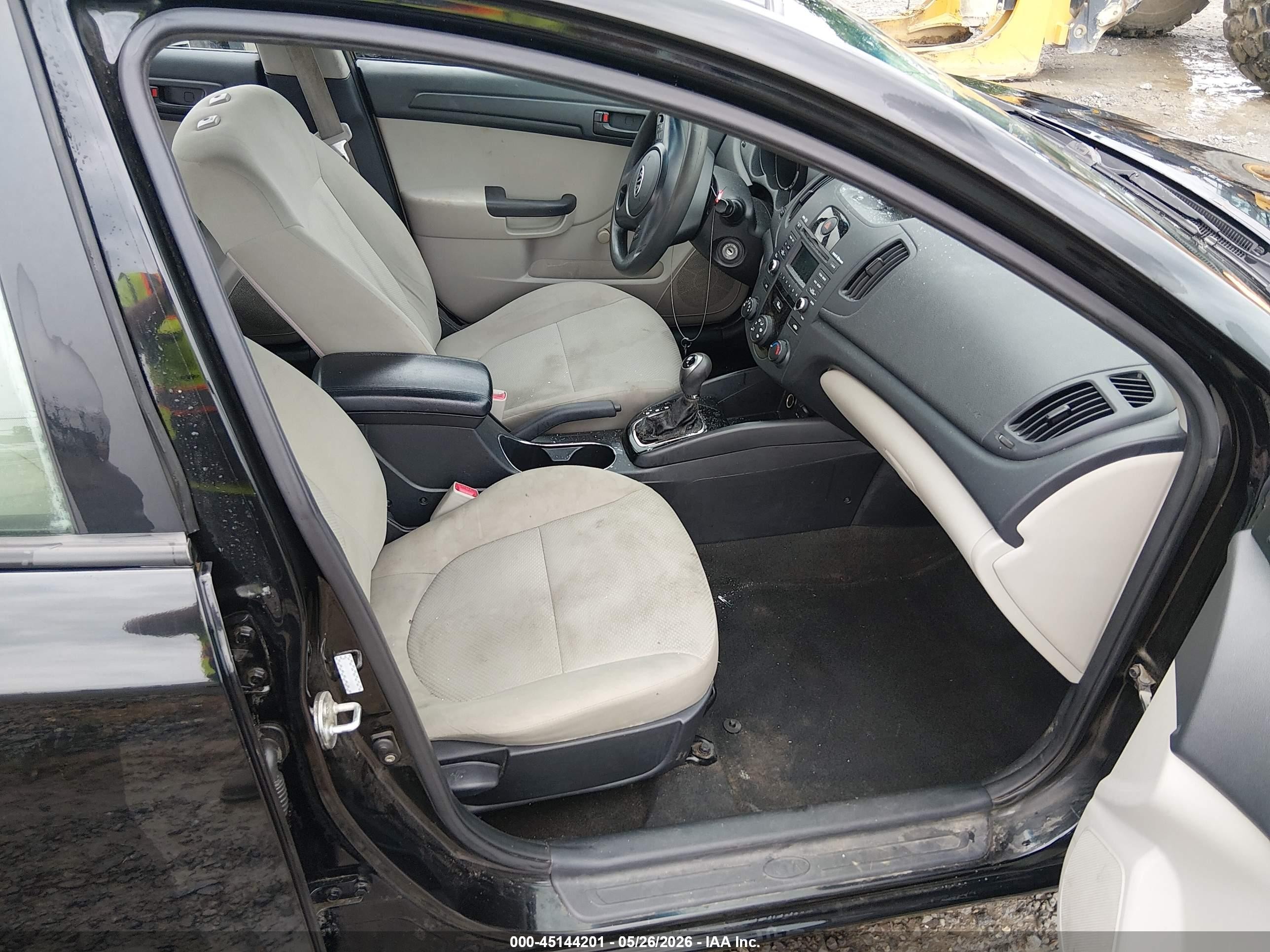 2013 Kia Forte Lx Black vin: KNAFT4A23D5680801