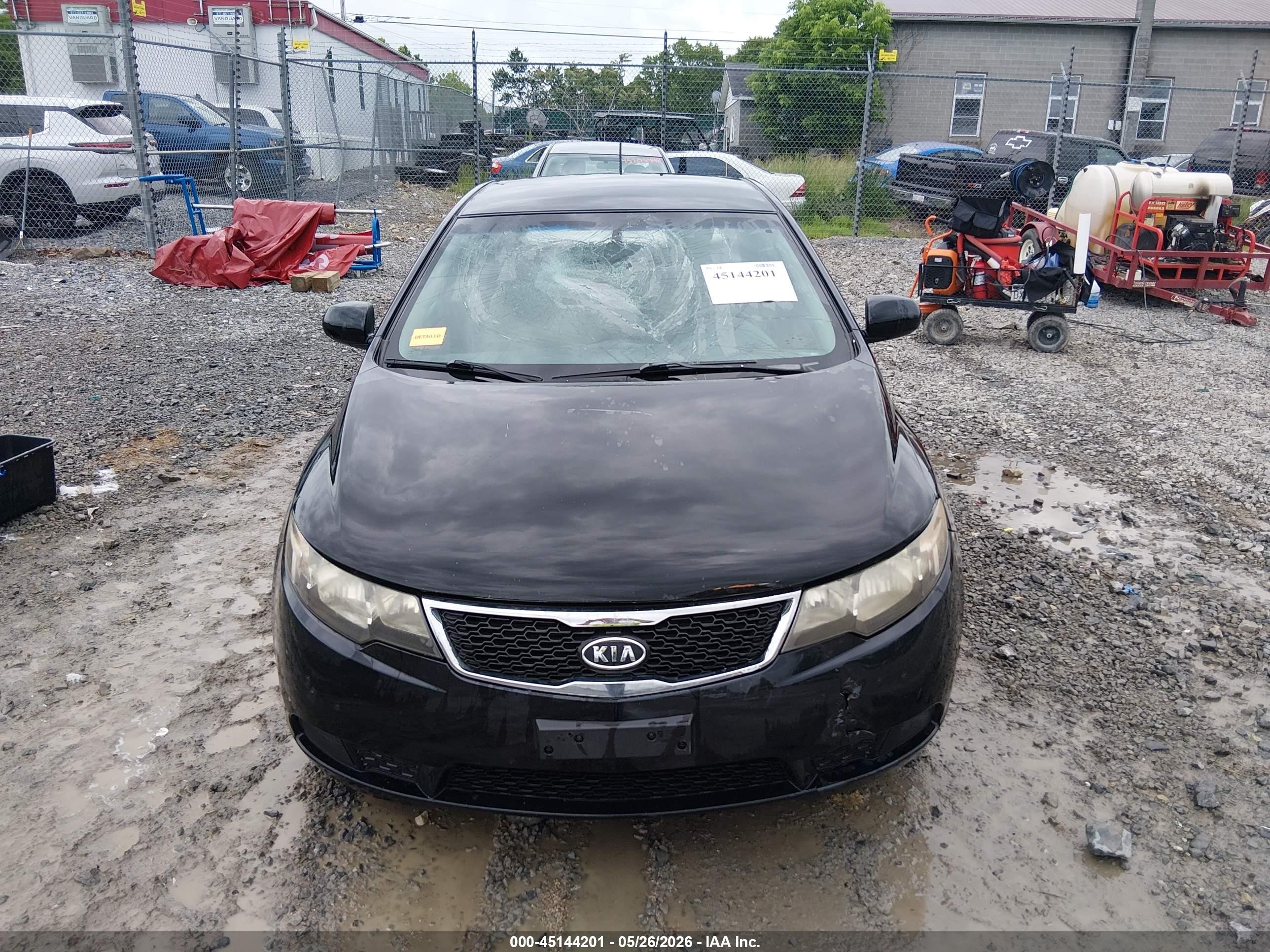 2013 Kia Forte Lx Black vin: KNAFT4A23D5680801