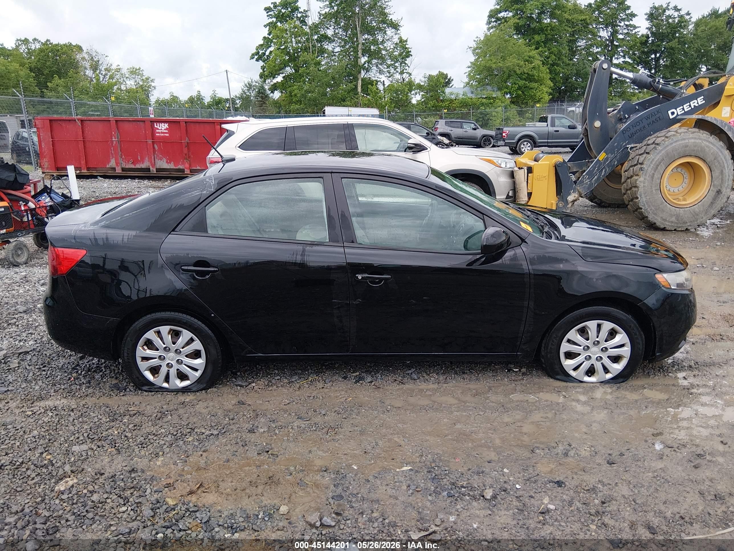 2013 Kia Forte Lx Black vin: KNAFT4A23D5680801