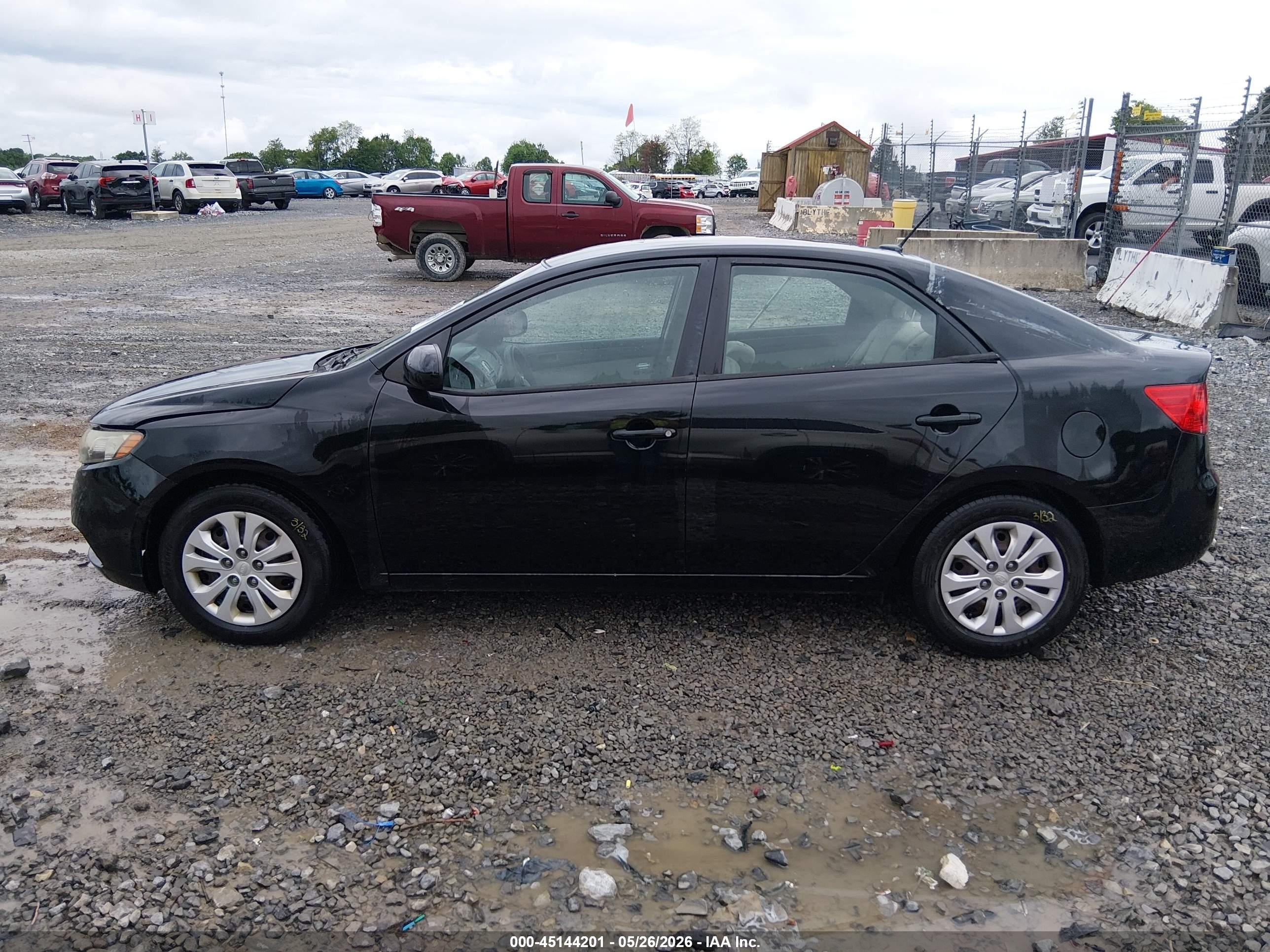 2013 Kia Forte Lx Black vin: KNAFT4A23D5680801