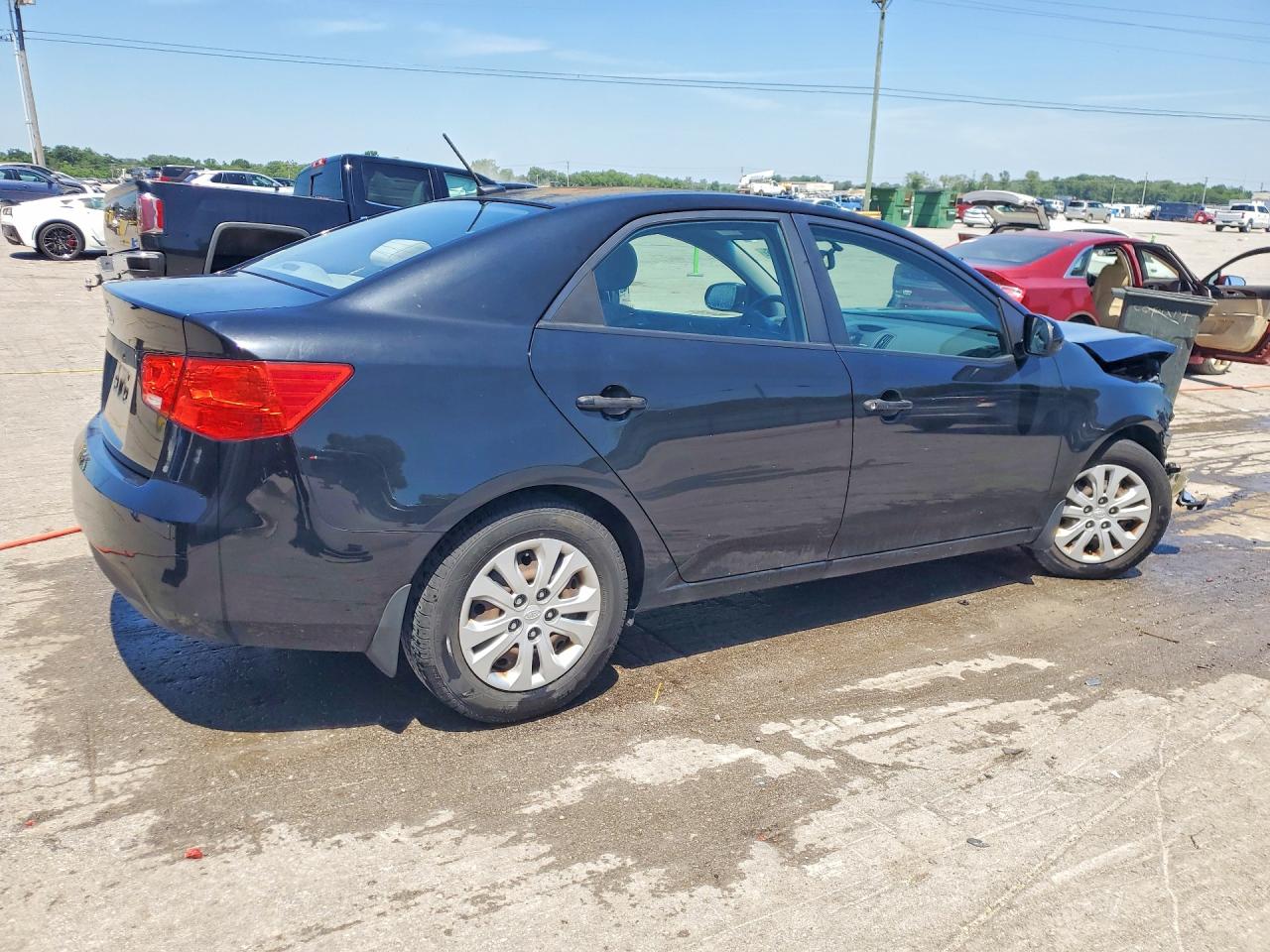2012 Kia Forte Lx Black vin: KNAFT4A24C5471971