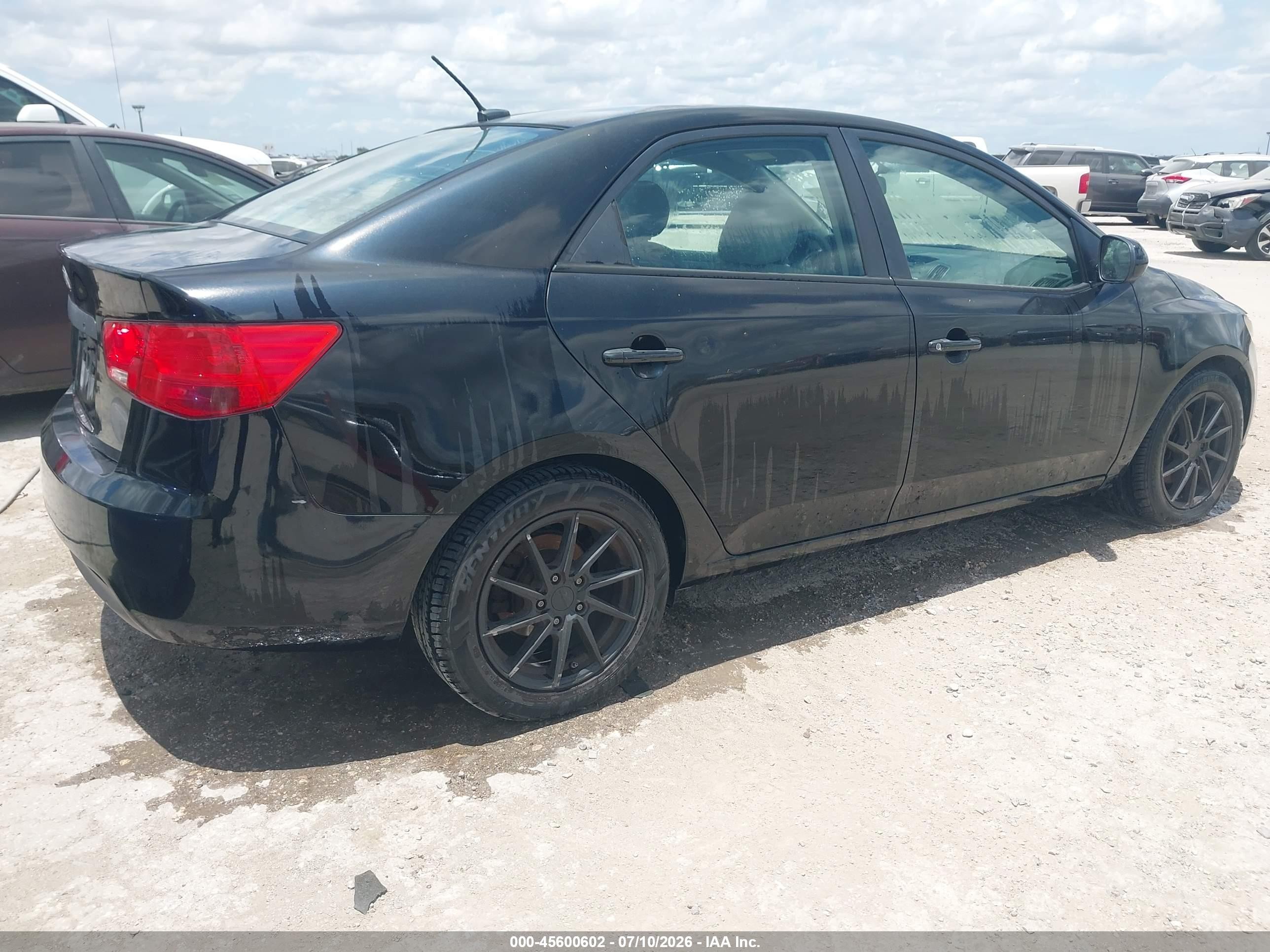 2011 Kia Forte Lx Black vin: KNAFT4A25B5433633