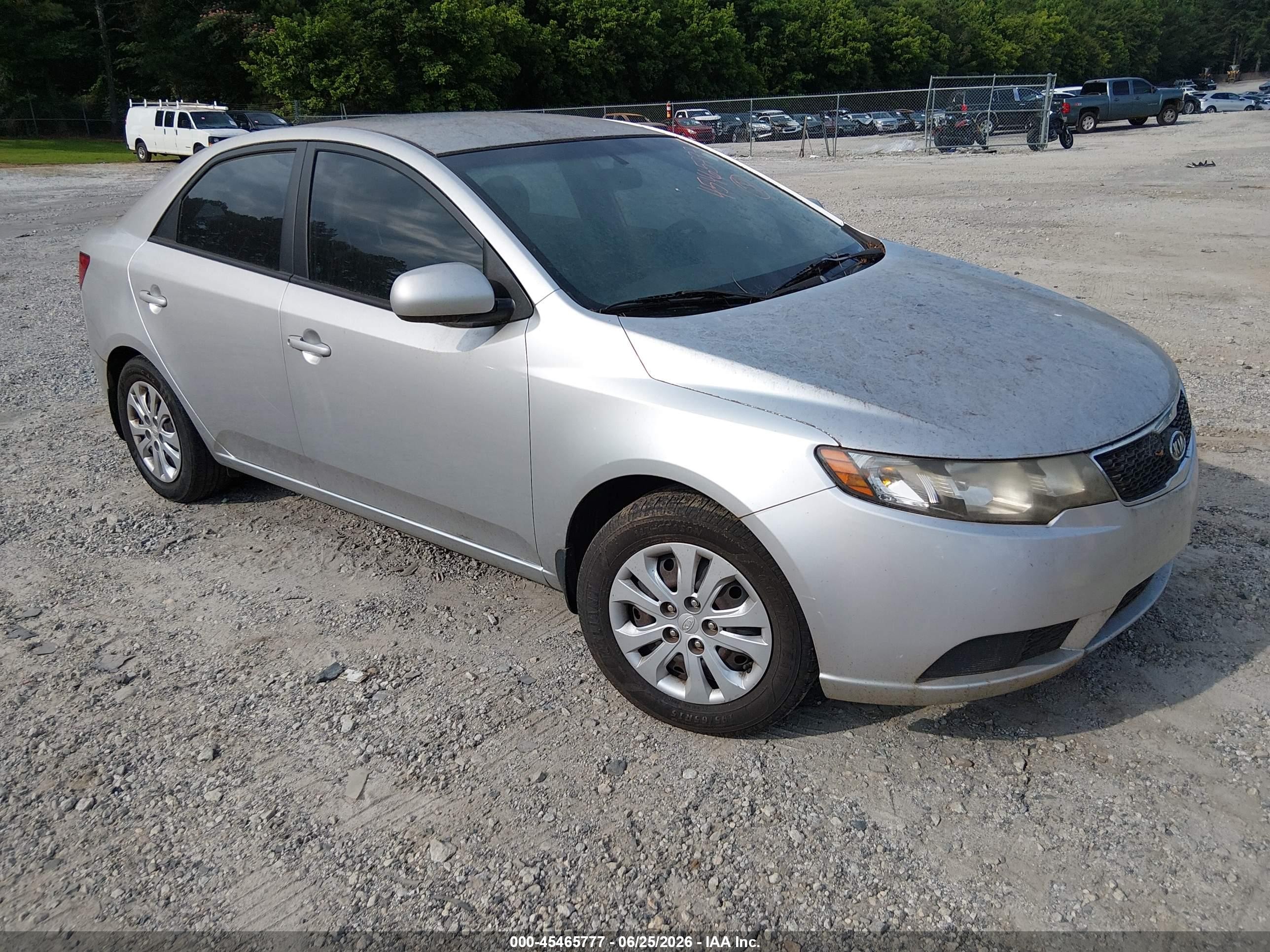 2013 Kia Forte Lx Silver vin: KNAFT4A25D5725754