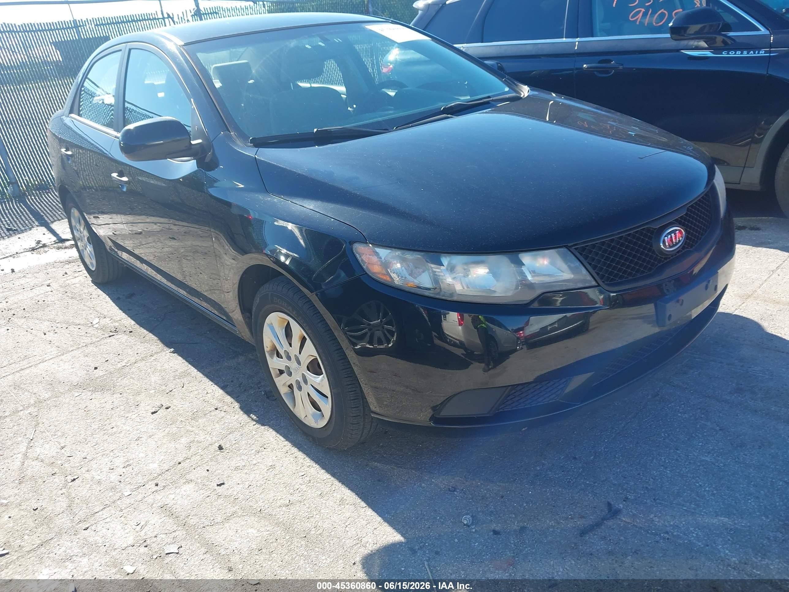 2010 Kia Forte Lx Black vin: KNAFT4A26A5093343