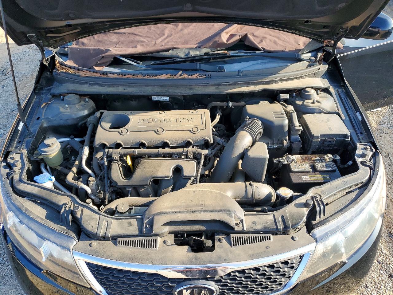 2012 Kia Forte Lx Black vin: KNAFT4A26C5581453