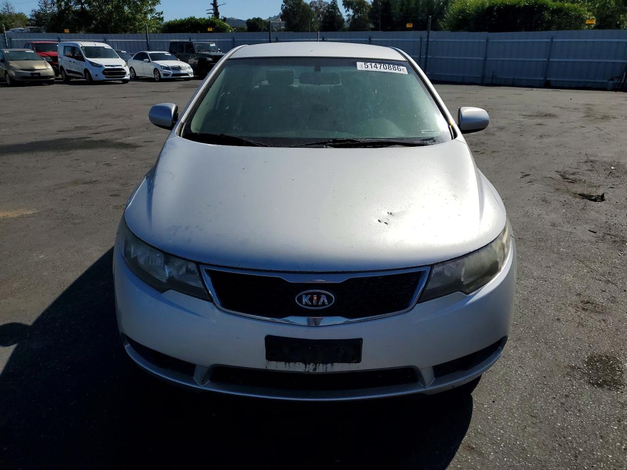 2013 Kia Forte Lx Silver vin: KNAFT4A26D5677374