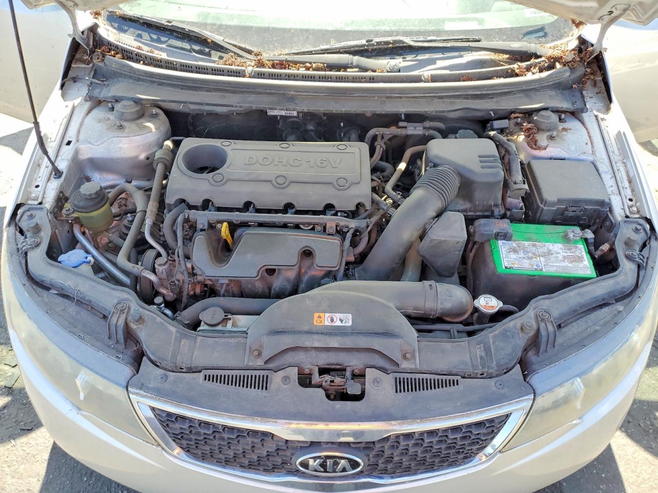 2013 Kia Forte Lx Silver vin: KNAFT4A26D5677374