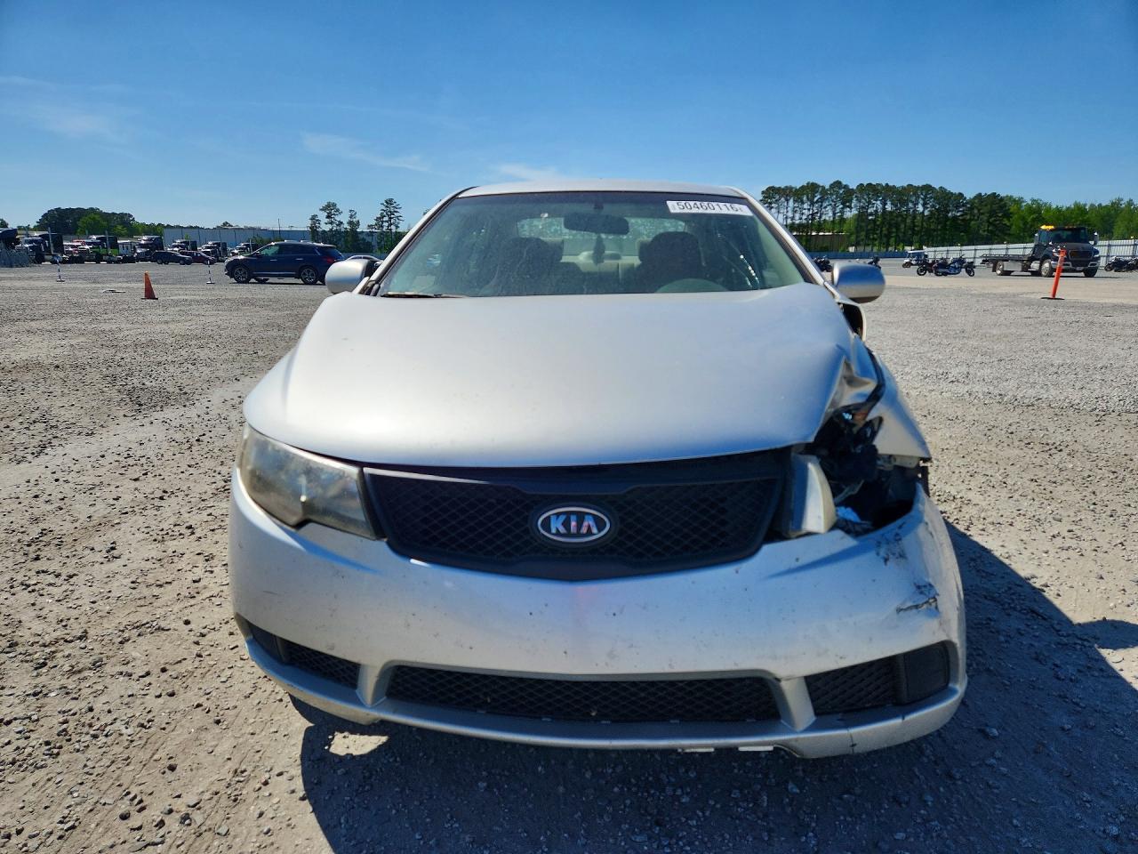 2010 Kia Forte Lx Silver vin: KNAFT4A27A5049285