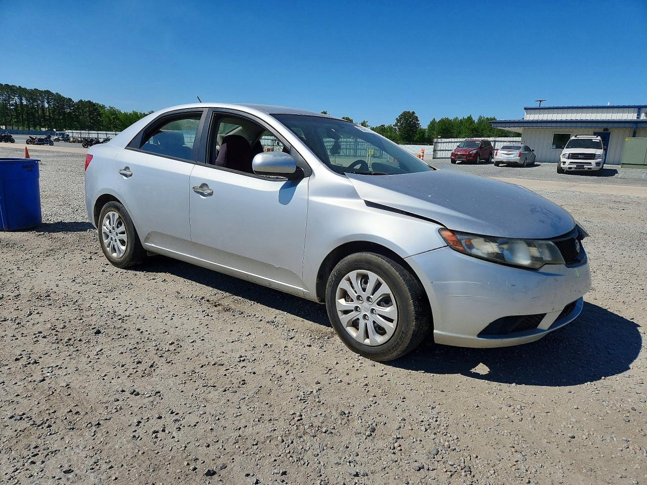 2010 Kia Forte Lx Silver vin: KNAFT4A27A5049285