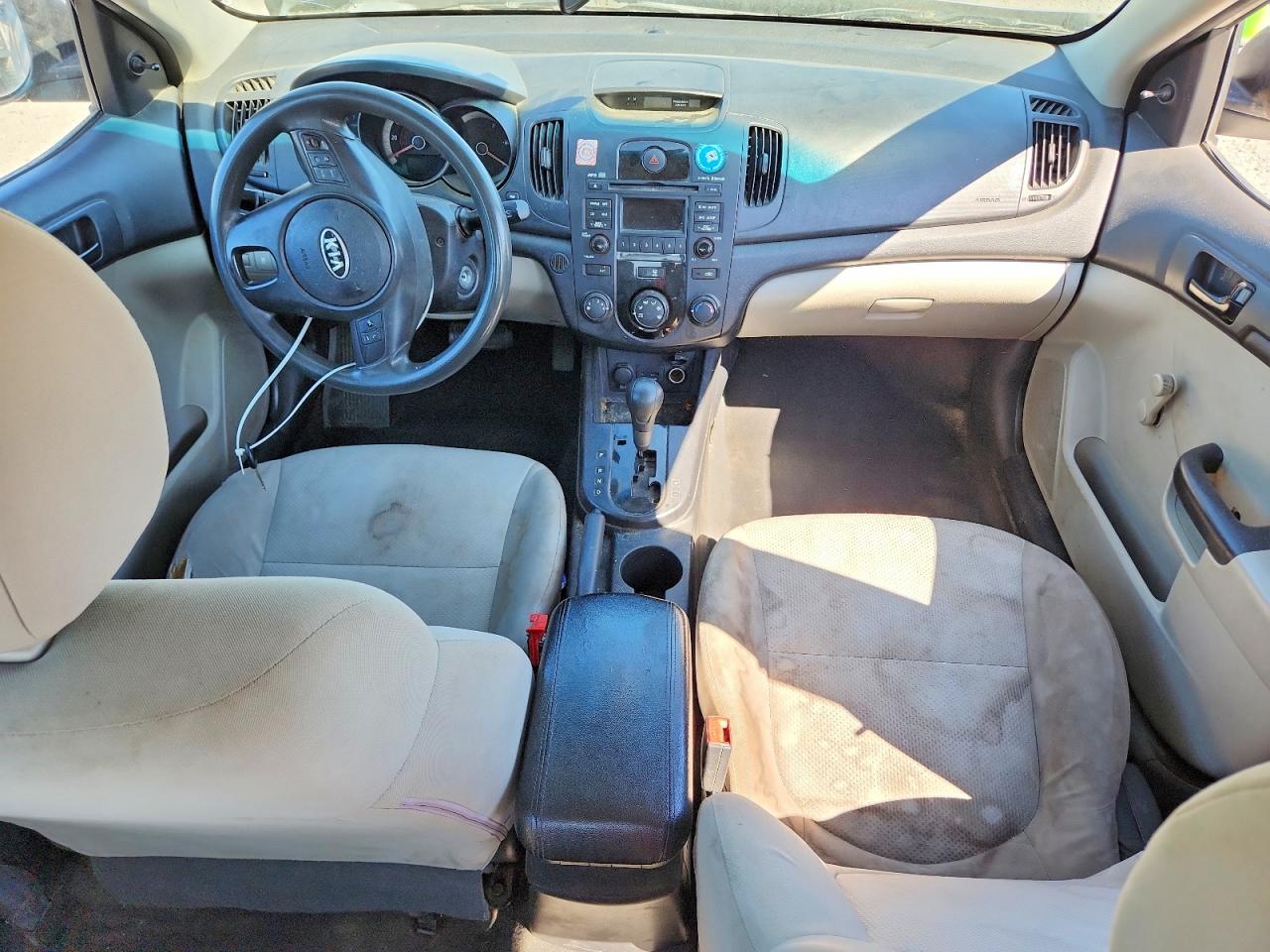 2010 Kia Forte Lx Silver vin: KNAFT4A27A5049285
