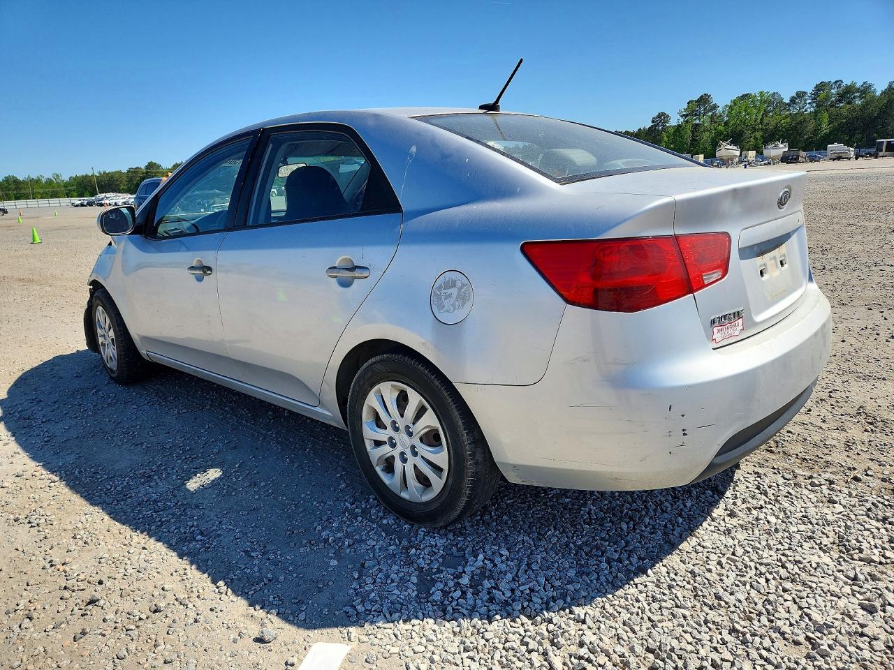 2010 Kia Forte Lx Silver vin: KNAFT4A27A5049285