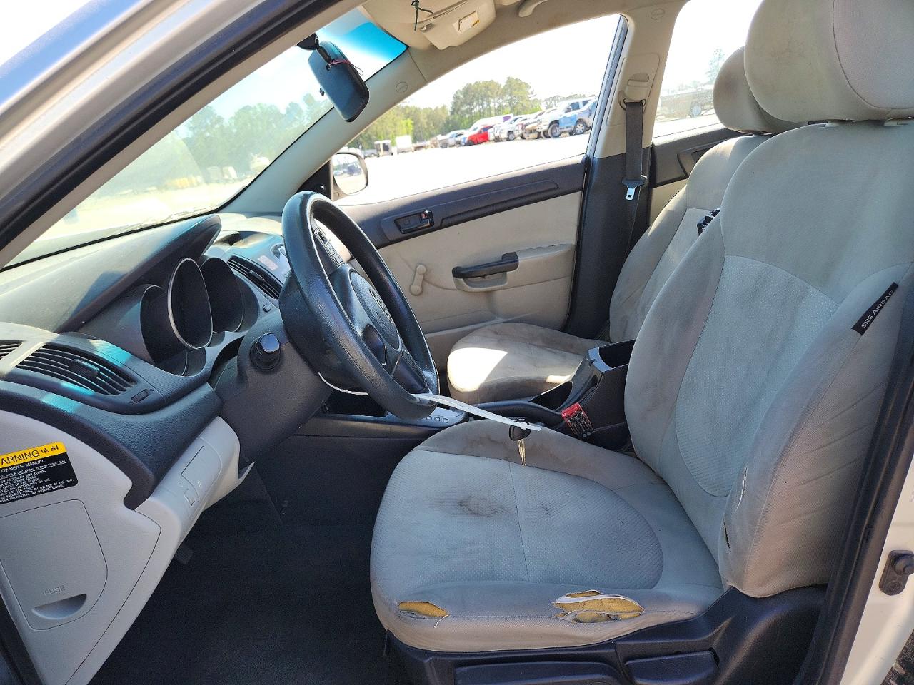 2010 Kia Forte Lx Silver vin: KNAFT4A27A5049285