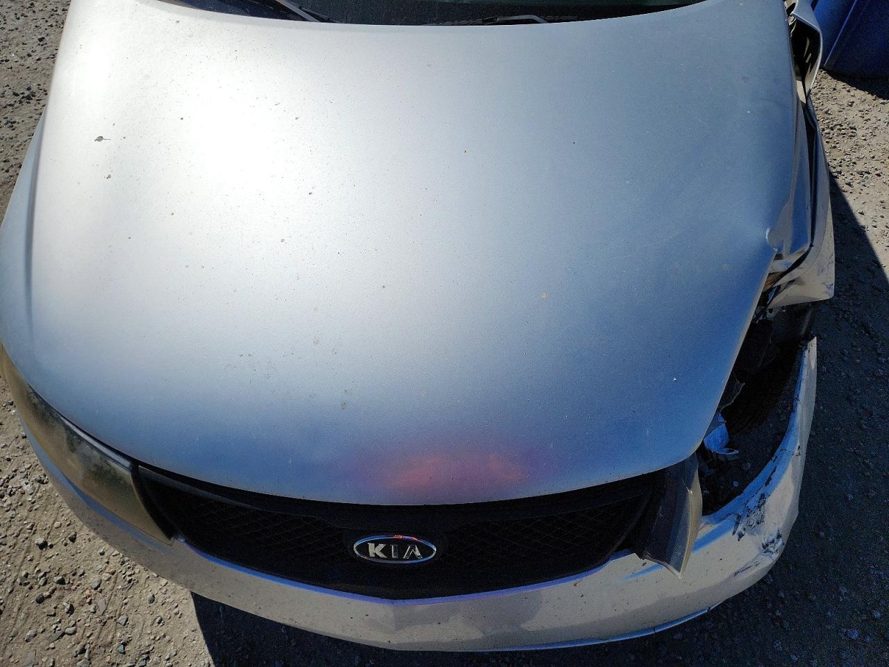 2010 Kia Forte Lx Silver vin: KNAFT4A27A5049285