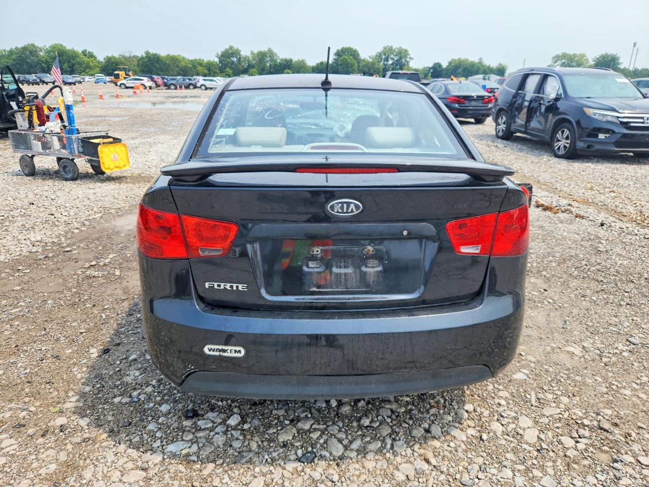 2010 Kia Forte Lx Black vin: KNAFT4A27A5060643