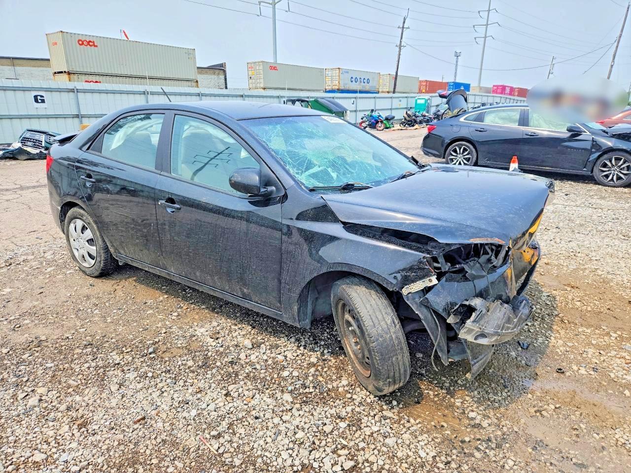 2010 Kia Forte Lx Black vin: KNAFT4A27A5060643