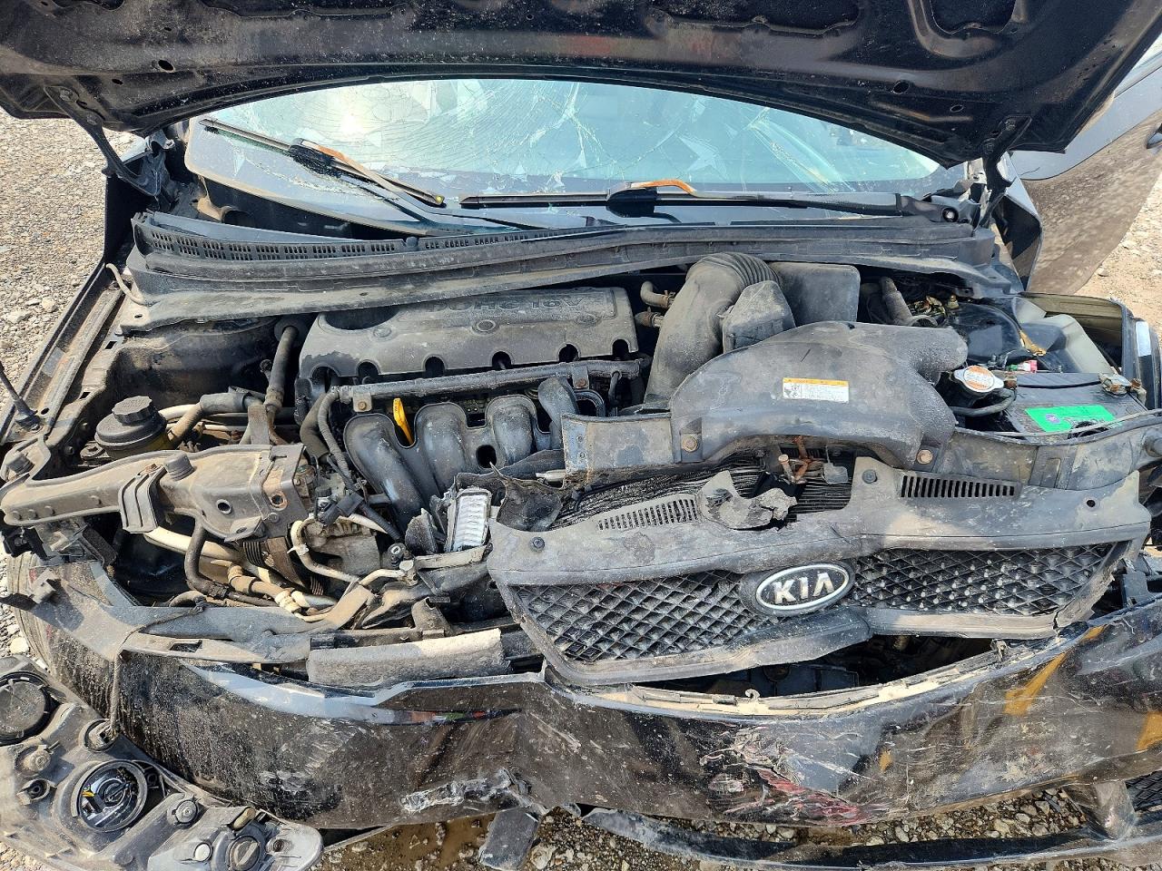 2010 Kia Forte Lx Black vin: KNAFT4A27A5060643
