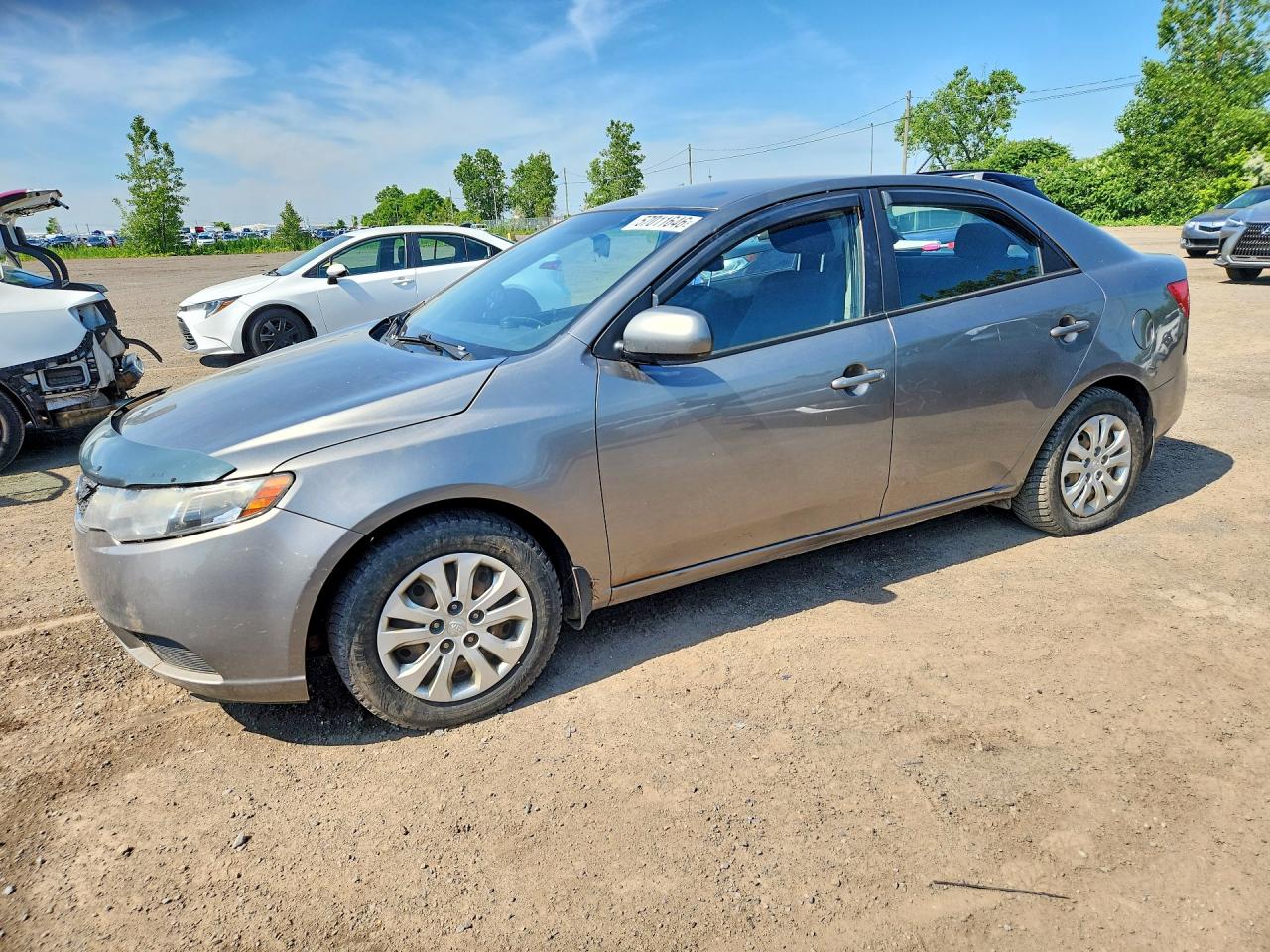 2012 Kia Forte Lx Бежевый vin: KNAFT4A27C5500637