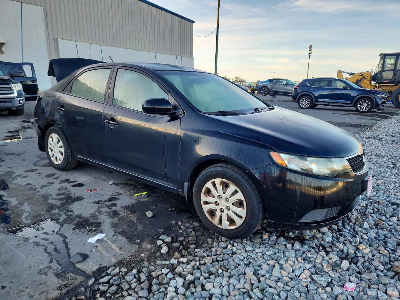2013 Kia Forte Lx Black vin: KNAFT4A27D5654542