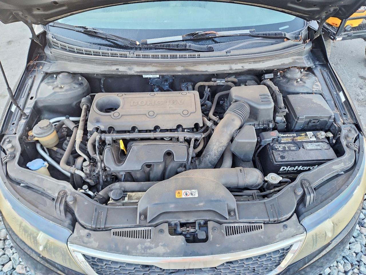 2013 Kia Forte Lx Black vin: KNAFT4A27D5654542