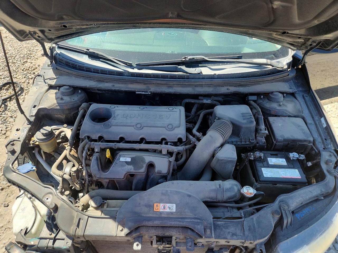 2013 Kia Forte Lx Black vin: KNAFT4A27D5720653