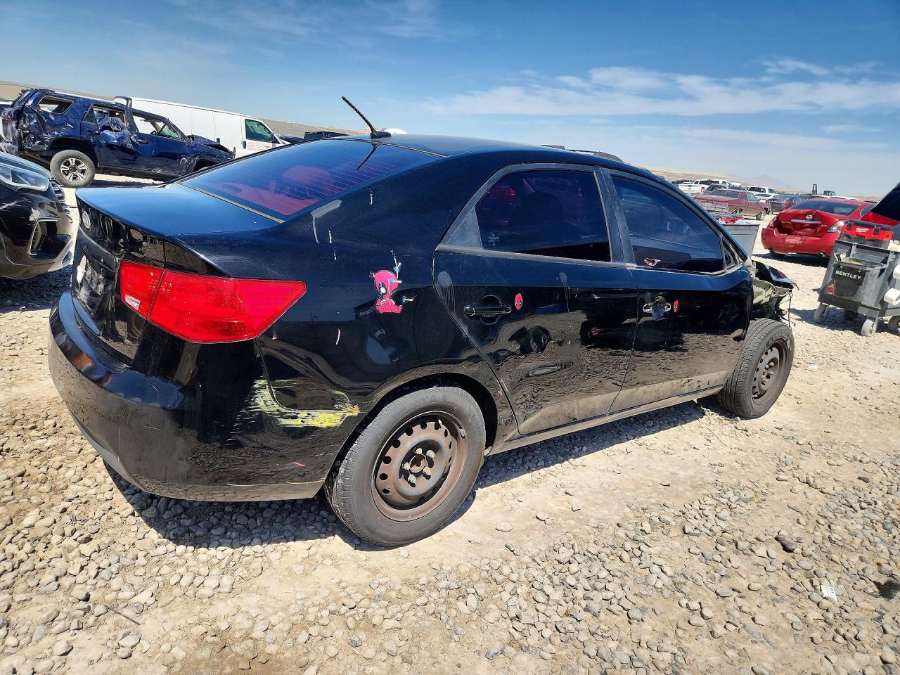 2013 Kia Forte Lx Black vin: KNAFT4A27D5720653