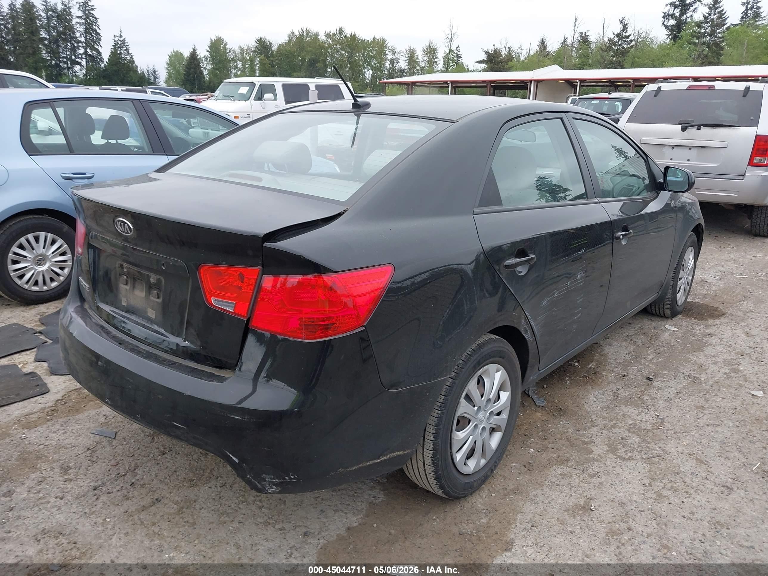 2012 Kia Forte Lx Черный vin: KNAFT4A28C5563570