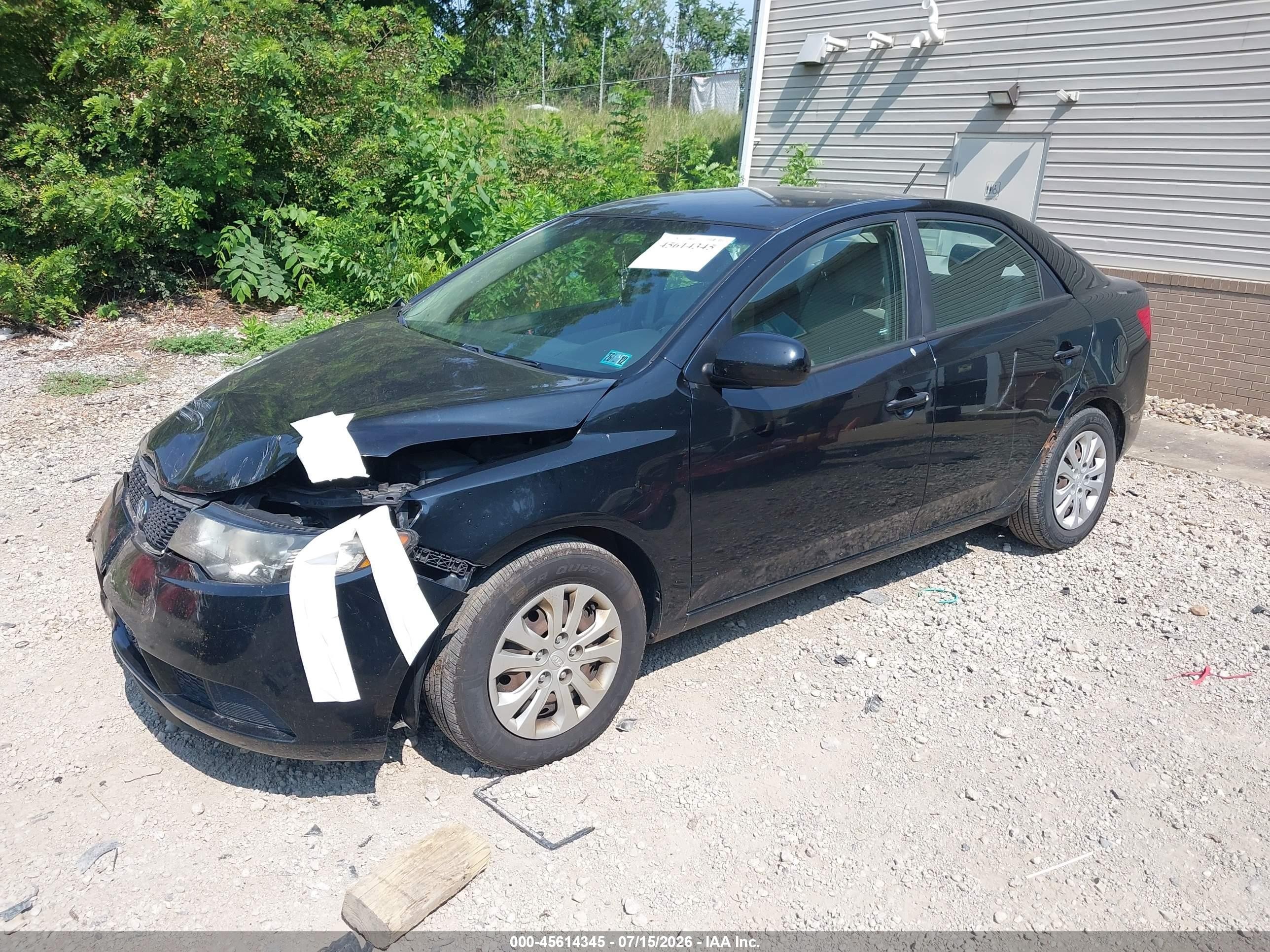 2012 Kia Forte Lx Black vin: KNAFT4A29C5476714