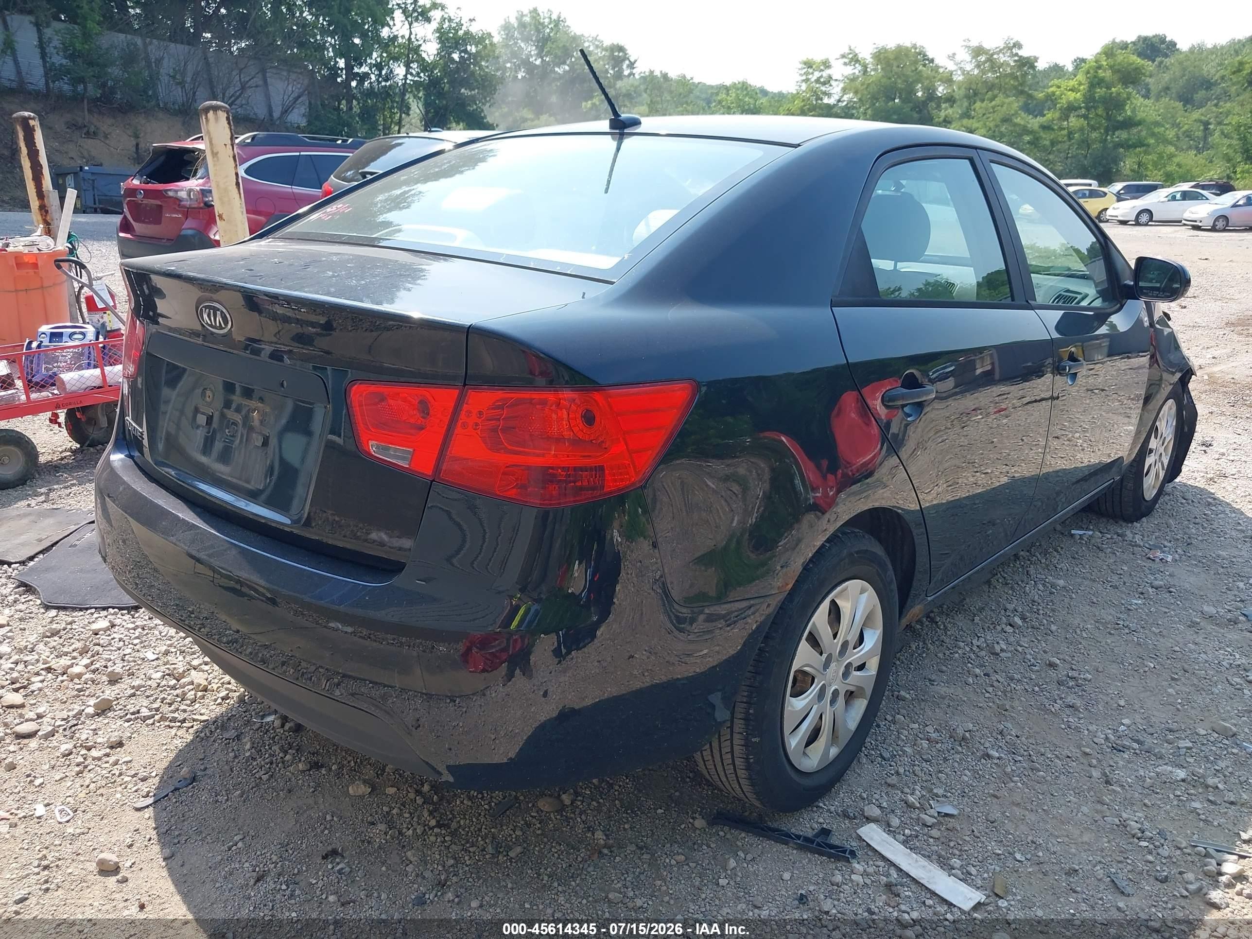2012 Kia Forte Lx Black vin: KNAFT4A29C5476714